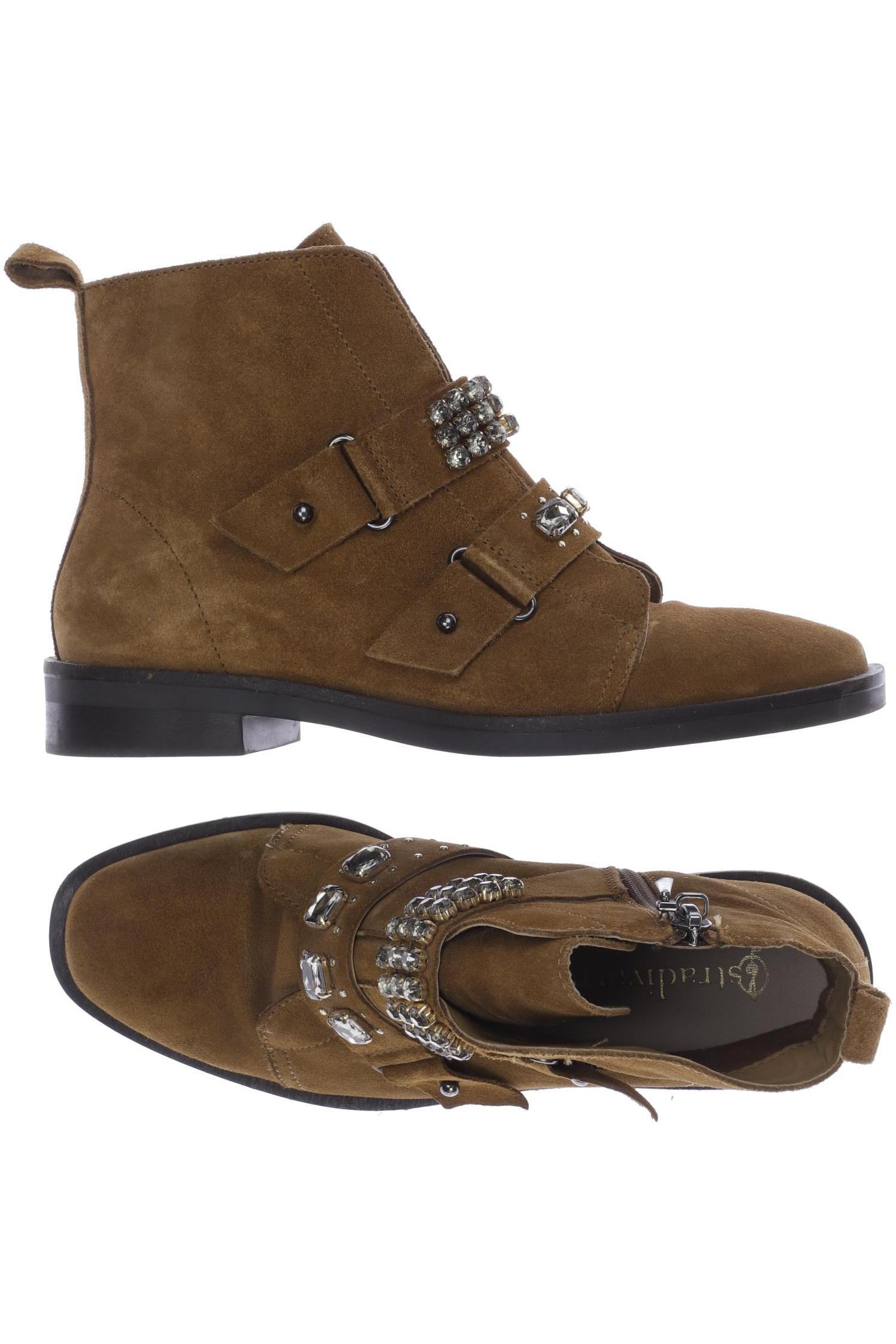 

Stradivarius Damen Stiefelette, braun, Gr. 36