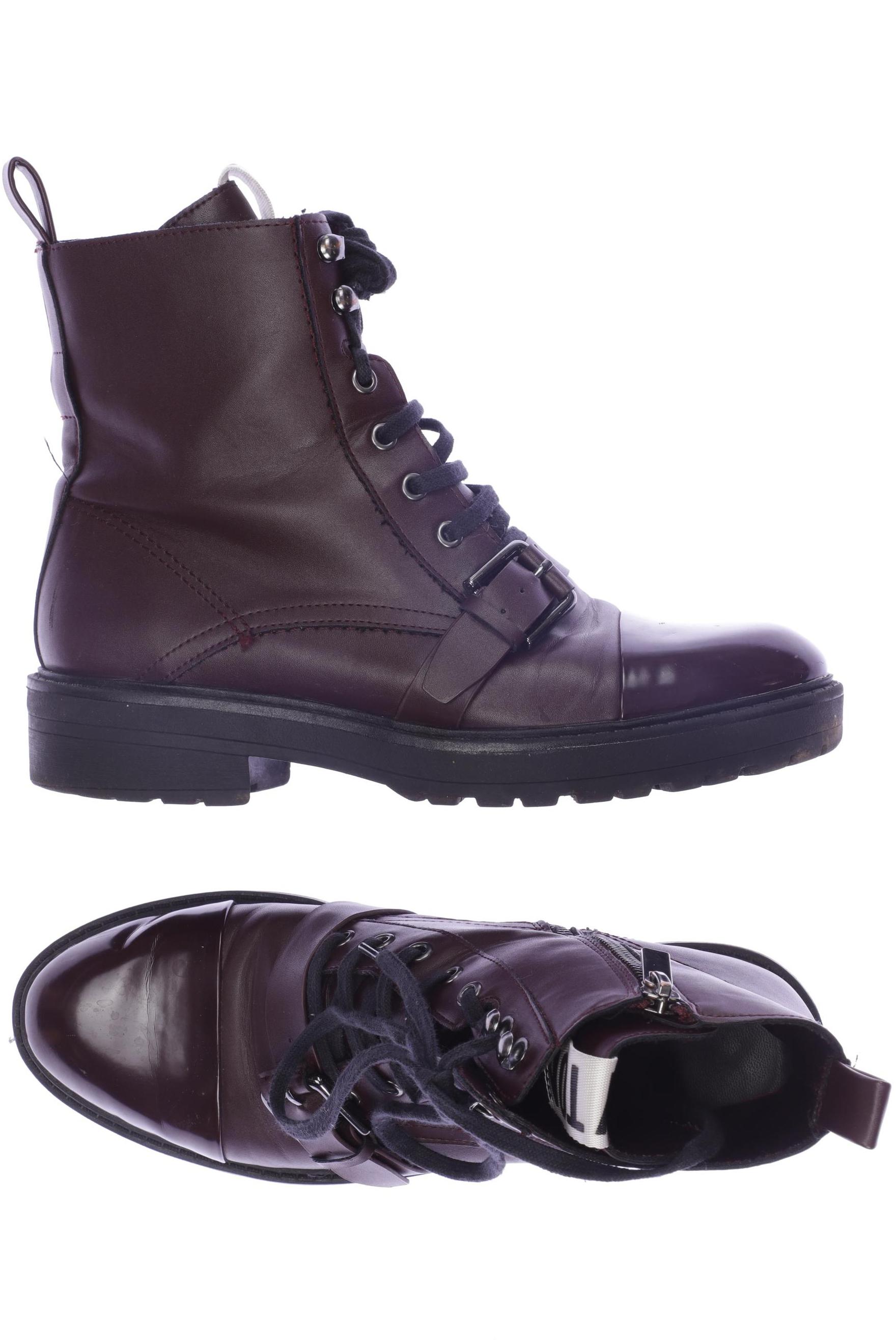 

Stradivarius Damen Stiefelette, bordeaux, Gr. 37