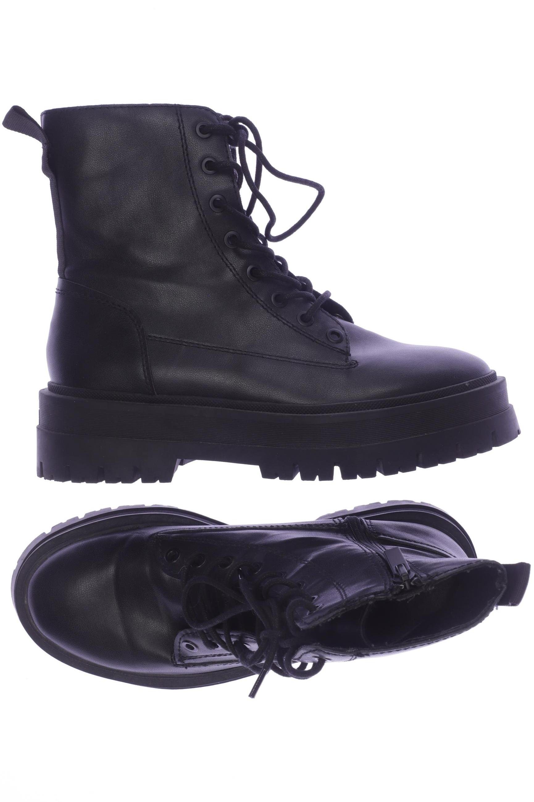 

Stradivarius Damen Stiefelette, schwarz, Gr. 37
