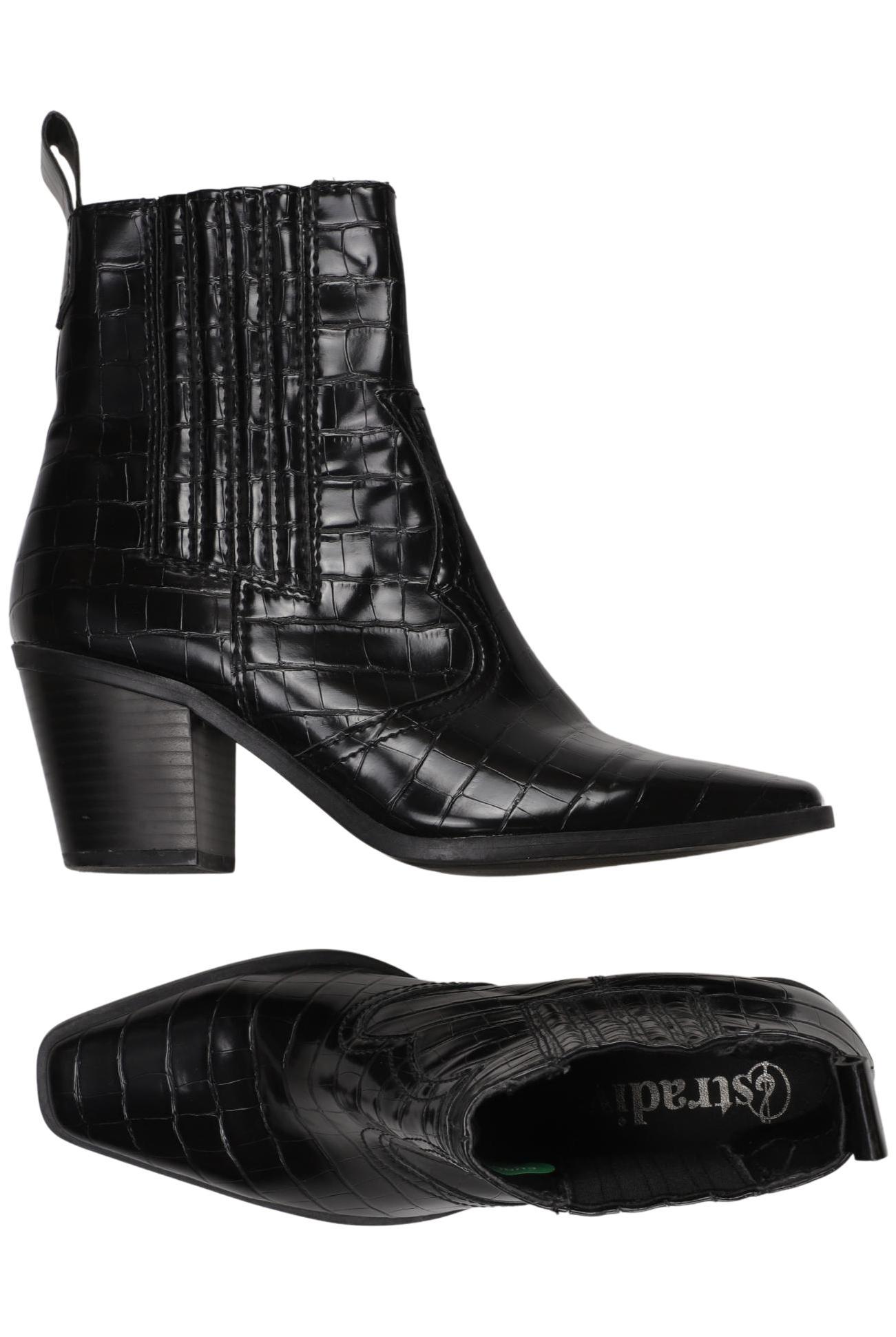 

Stradivarius Damen Stiefelette, schwarz, Gr. 37