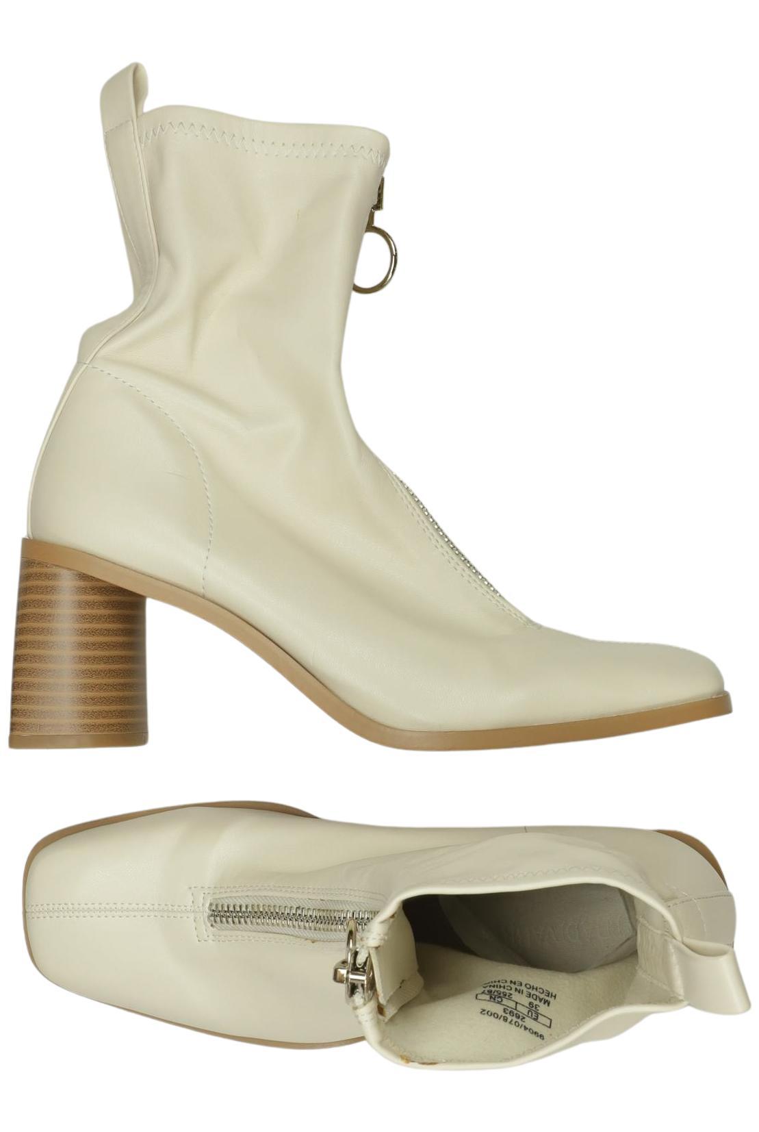 

Stradivarius Damen Stiefelette, cremeweiß, Gr. 39