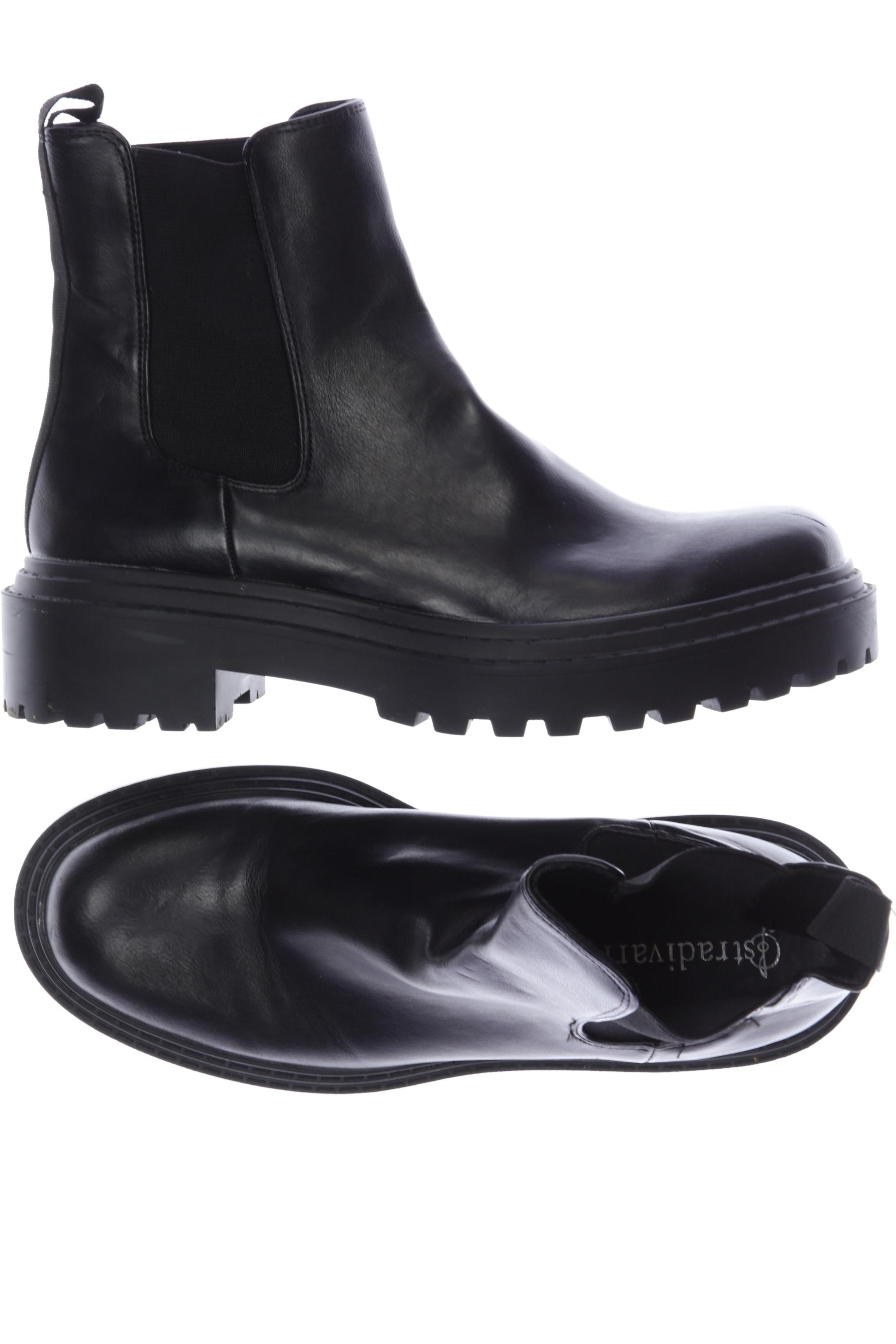 

Stradivarius Damen Stiefelette, schwarz, Gr. 40