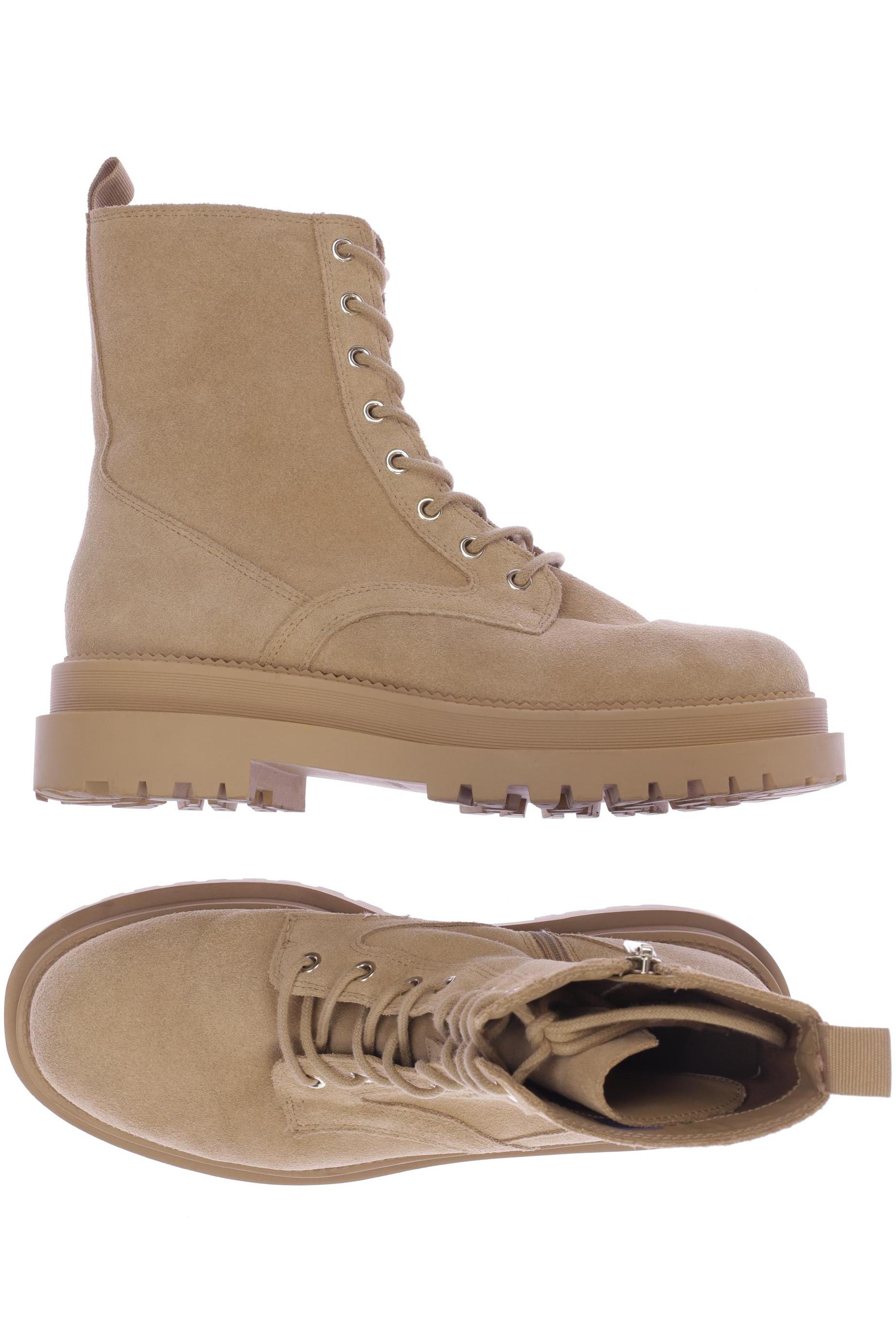 

Stradivarius Damen Stiefelette, beige, Gr. 40