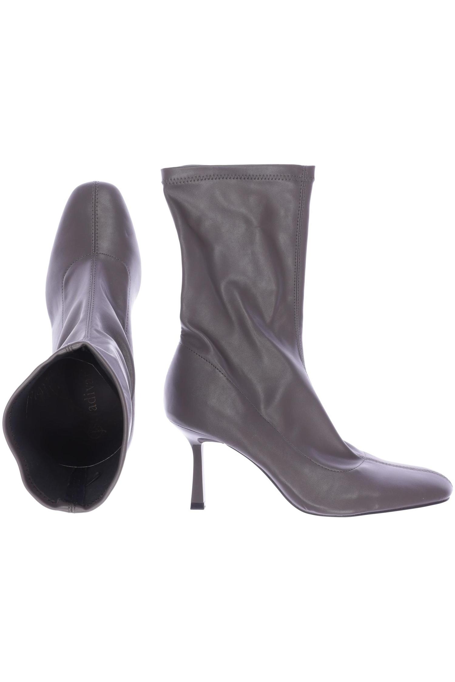 

Stradivarius Damen Stiefelette, grau