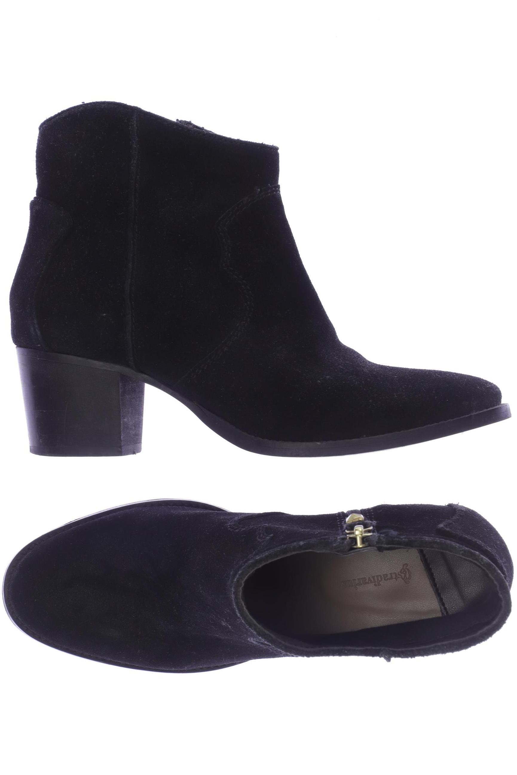 

Stradivarius Damen Stiefelette, schwarz