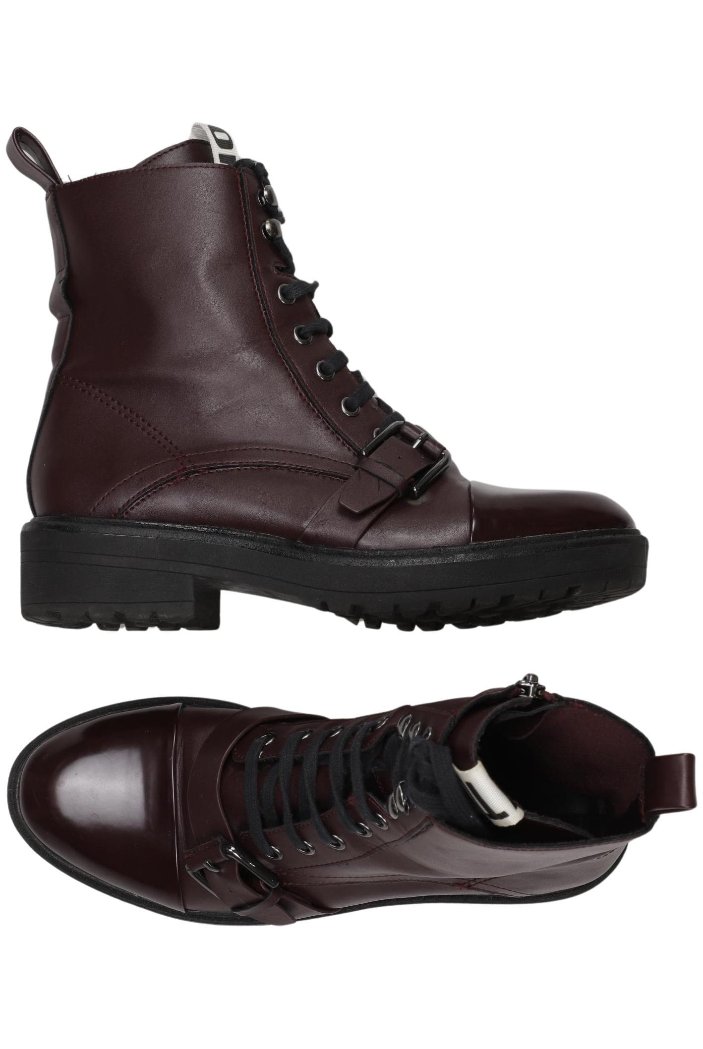 

Stradivarius Damen Stiefelette, bordeaux, Gr. 35