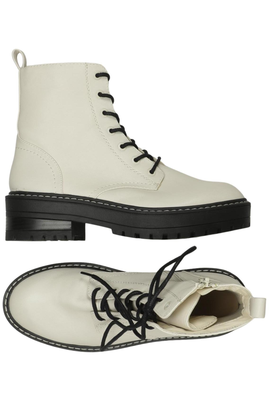 

Stradivarius Damen Stiefelette, cremeweiß, Gr. 39