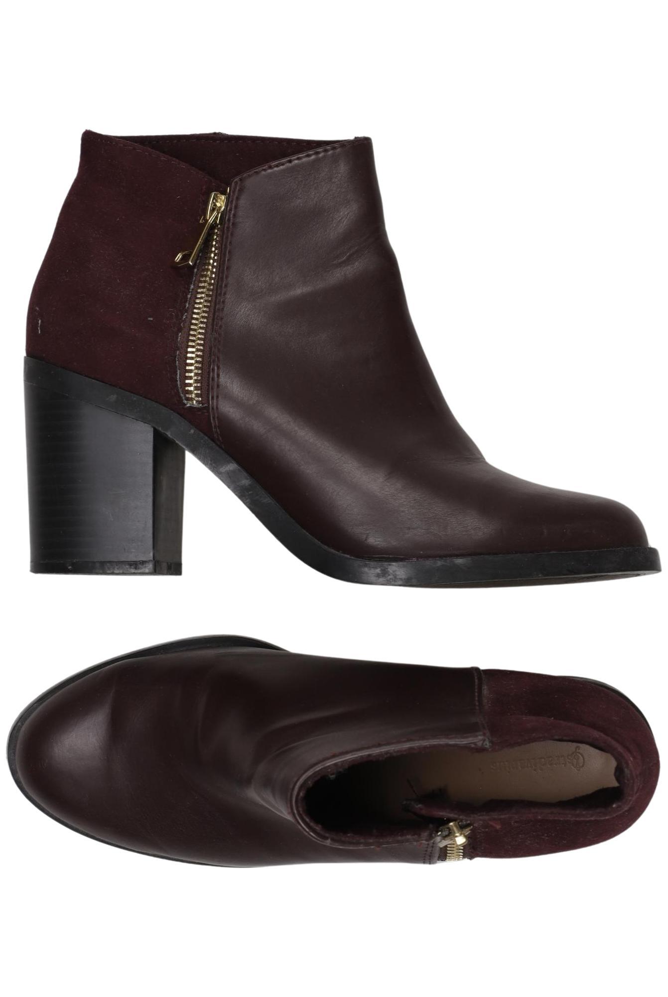 

Stradivarius Damen Stiefelette, bordeaux, Gr. 39