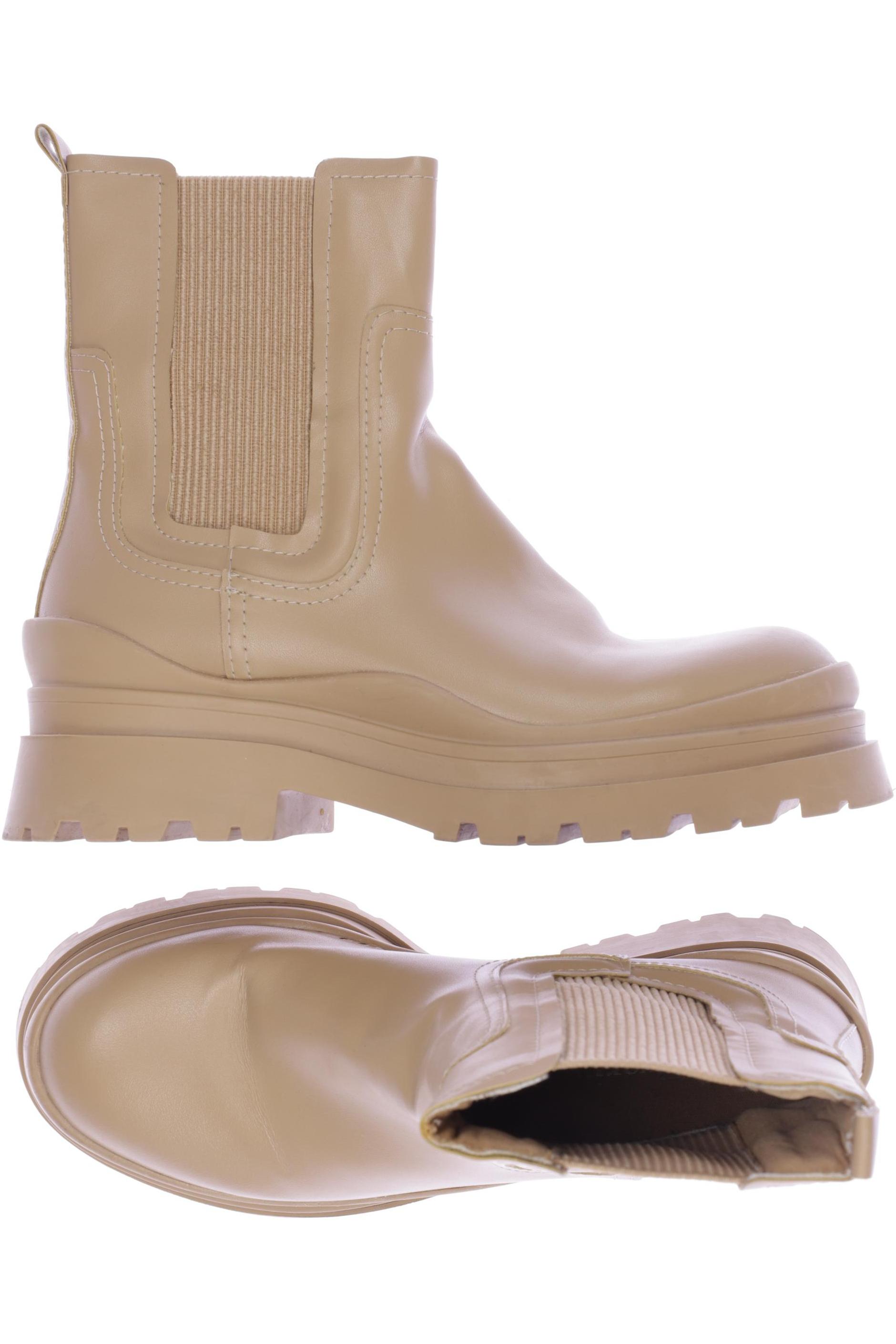 

Stradivarius Damen Stiefelette, beige, Gr. 40