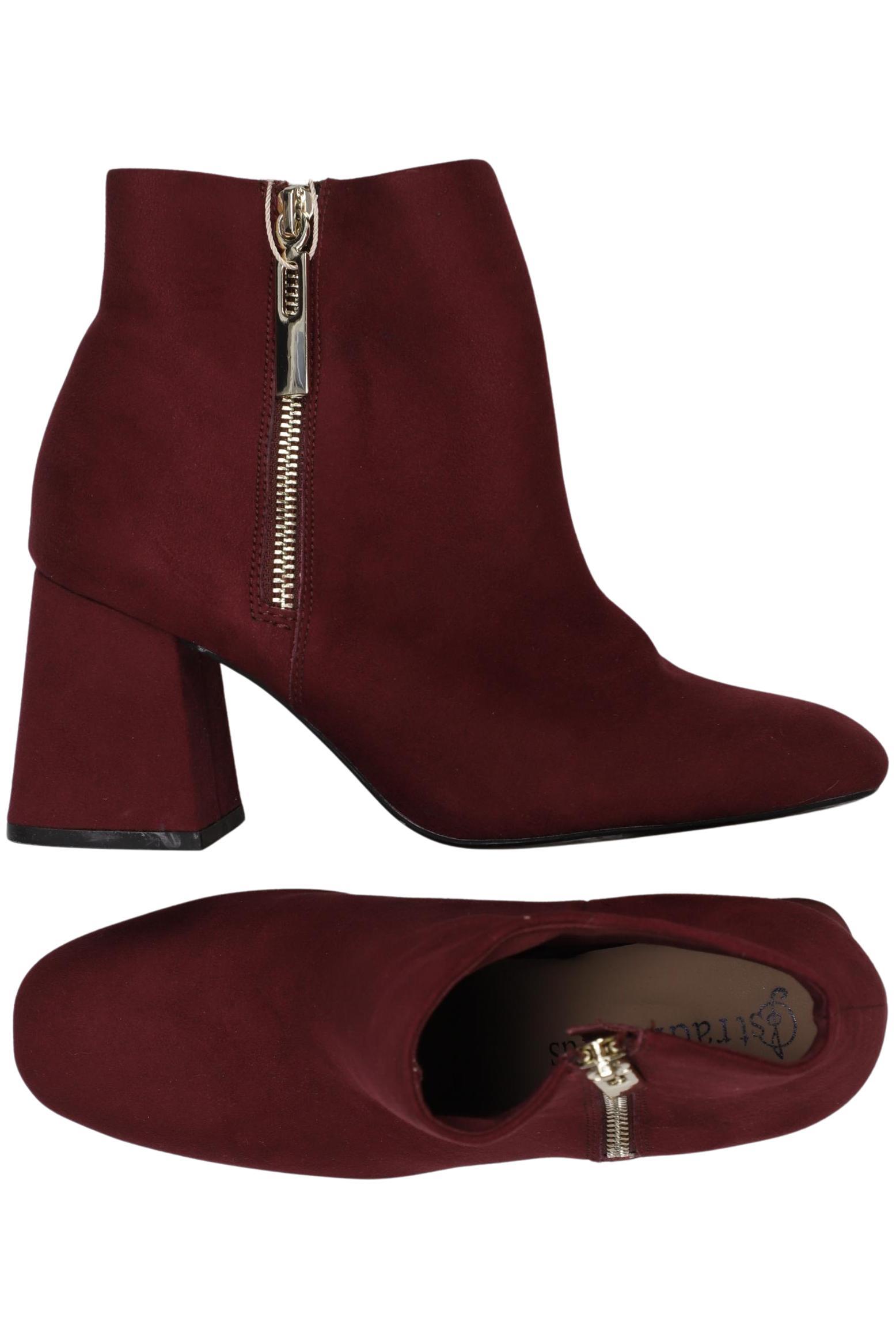 

Stradivarius Damen Stiefelette, bordeaux, Gr. 36