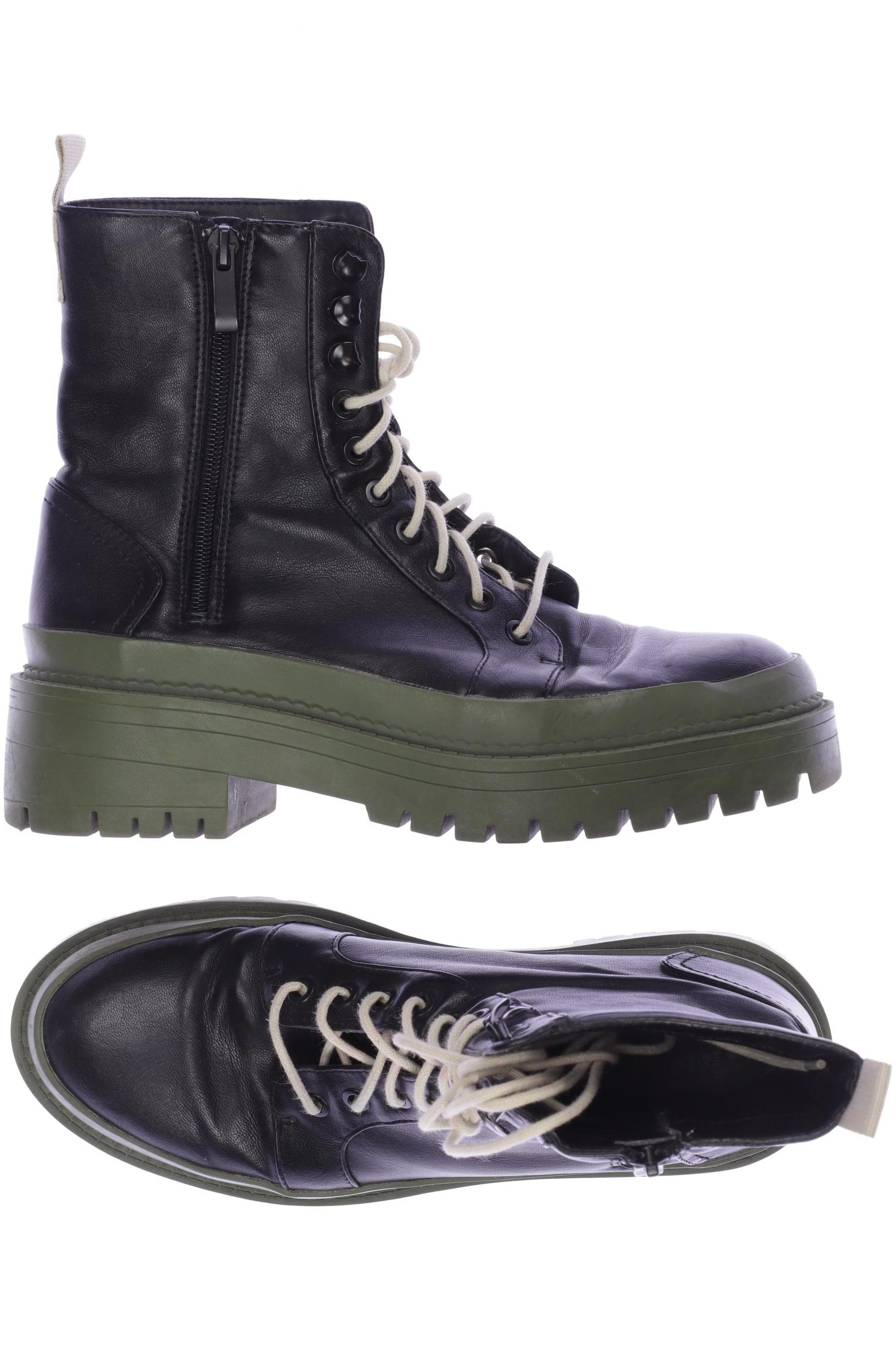 

Stradivarius Damen Stiefelette, schwarz, Gr. 38