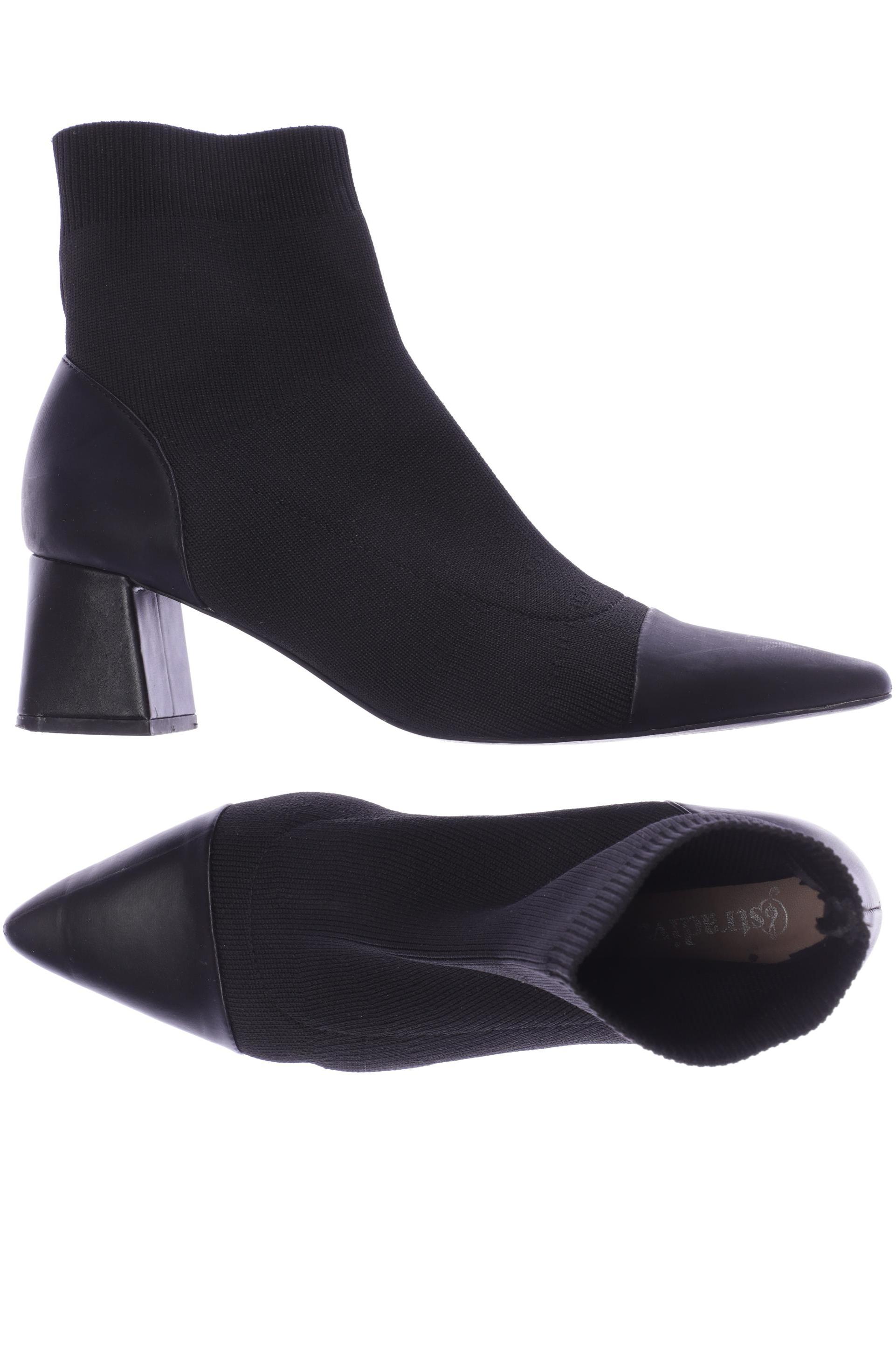 

Stradivarius Damen Stiefelette, schwarz