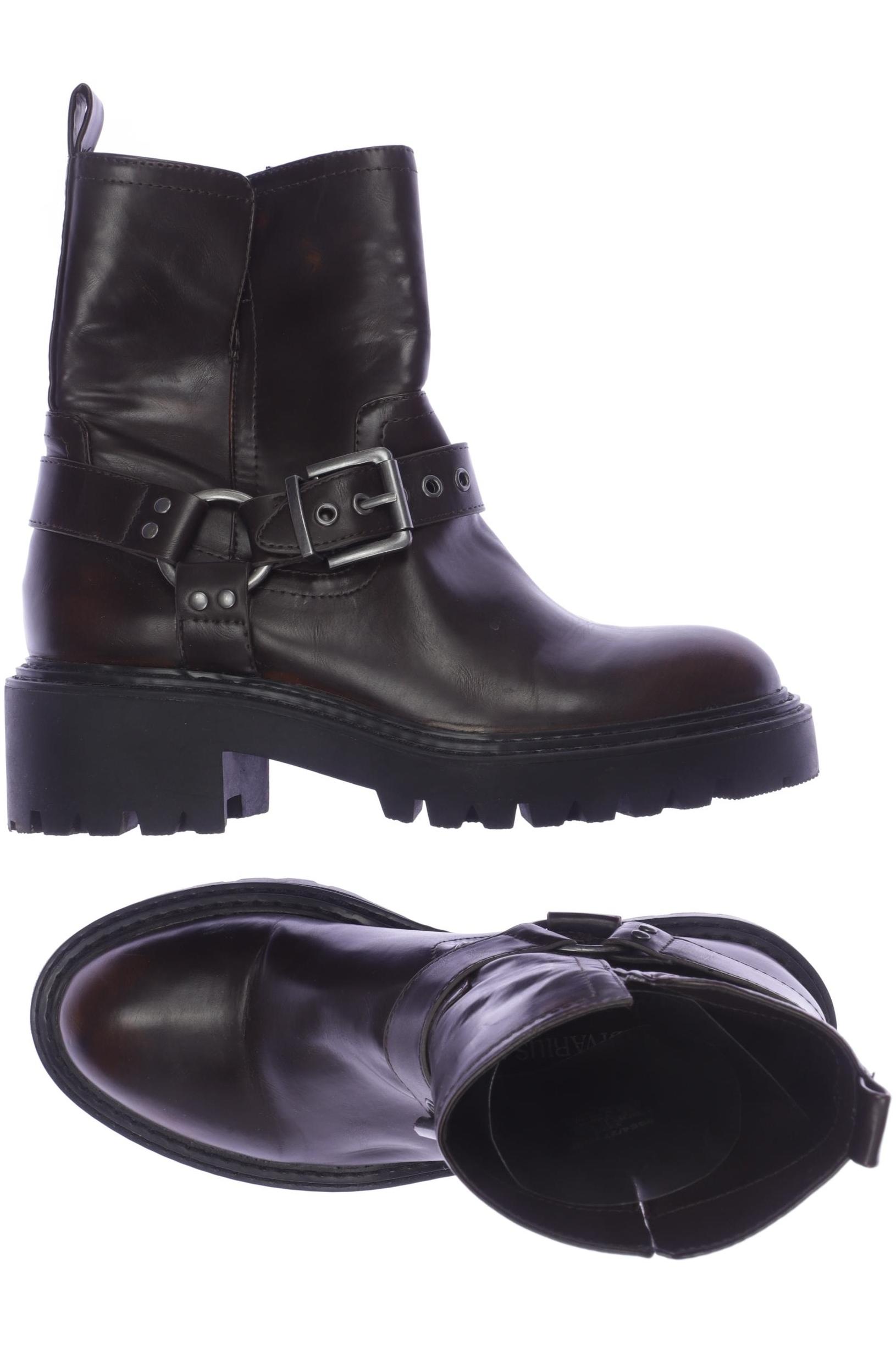 

Stradivarius Damen Stiefelette, braun, Gr. 37