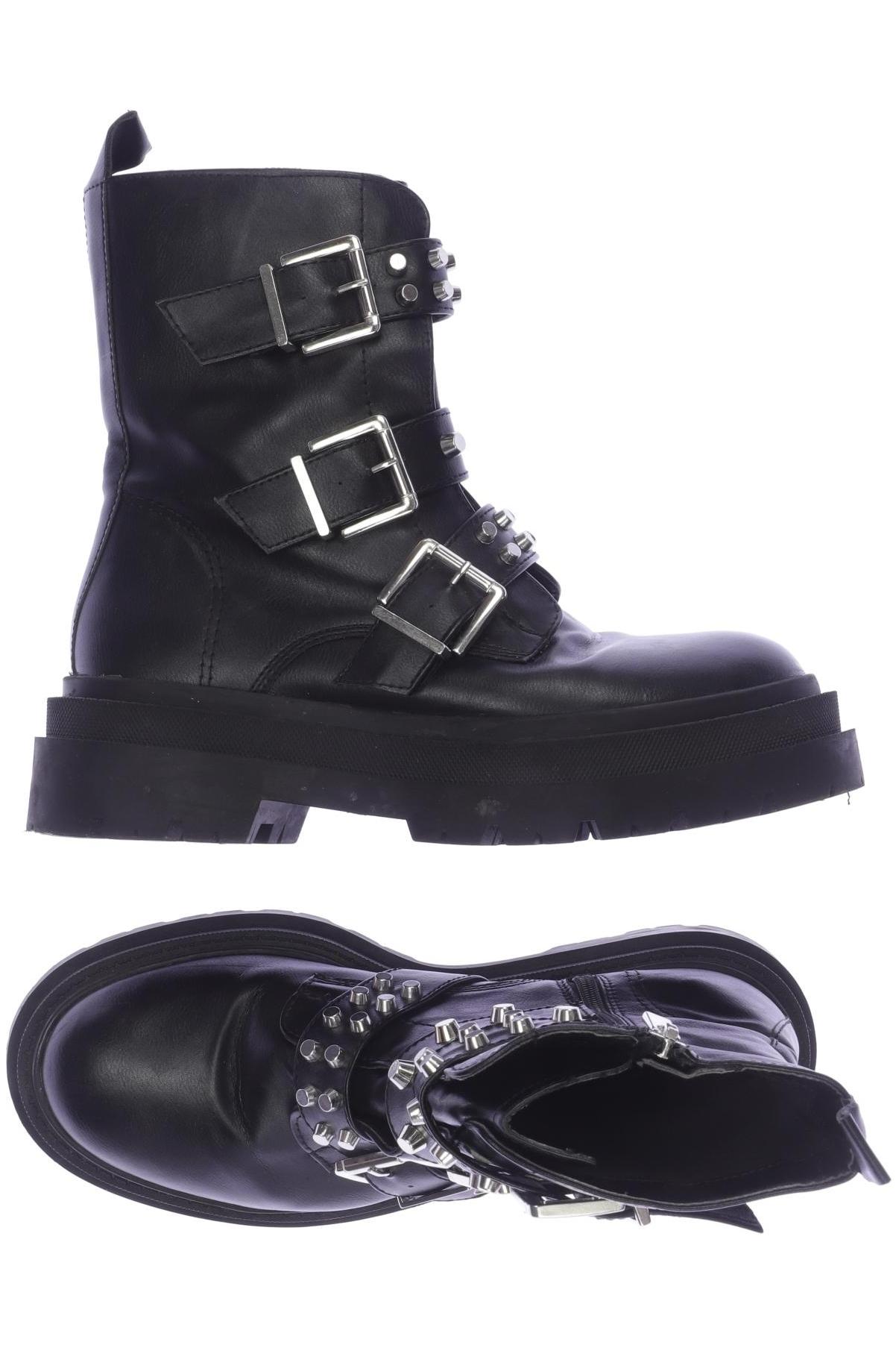

Stradivarius Damen Stiefelette, schwarz, Gr. 37