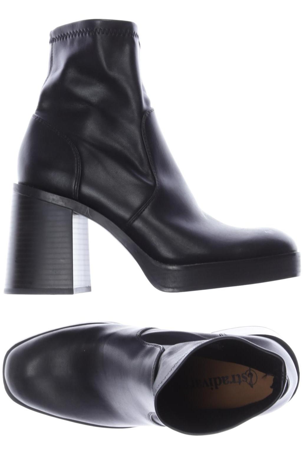 

Stradivarius Damen Stiefelette, schwarz, Gr. 35