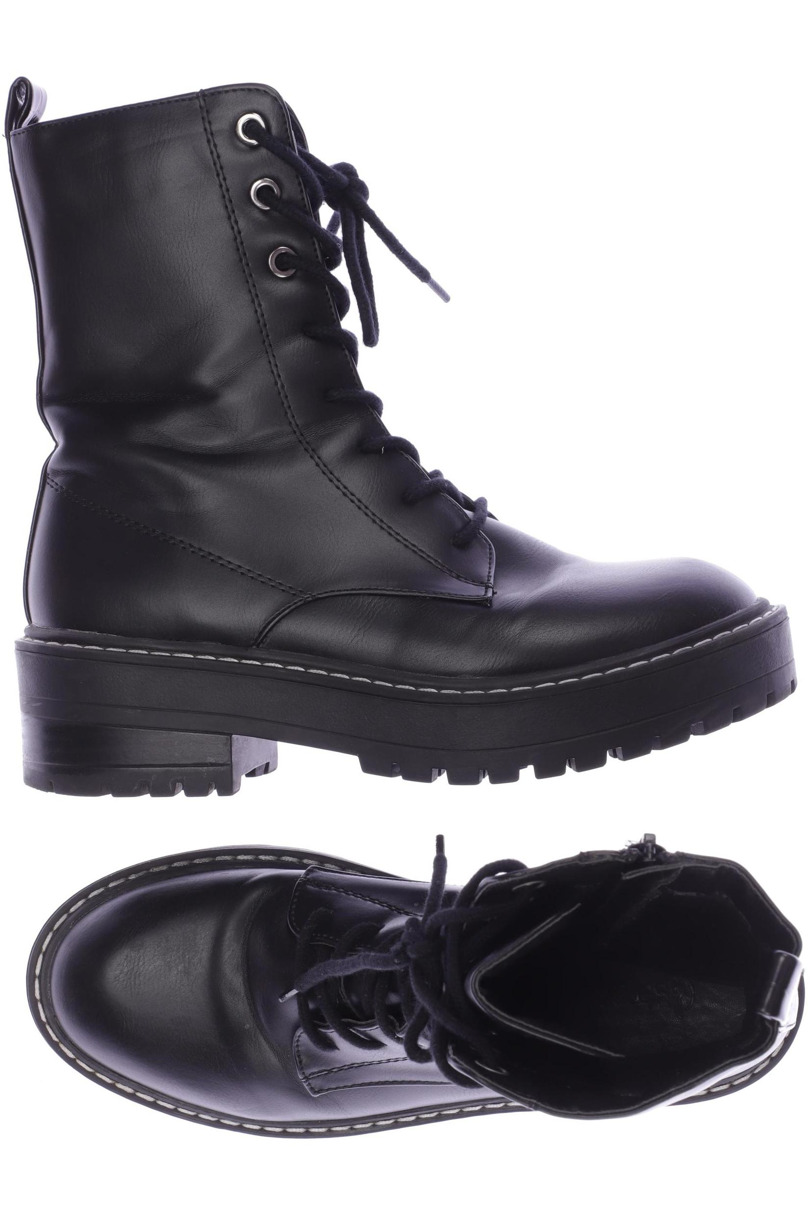 

Stradivarius Damen Stiefelette, schwarz, Gr. 37