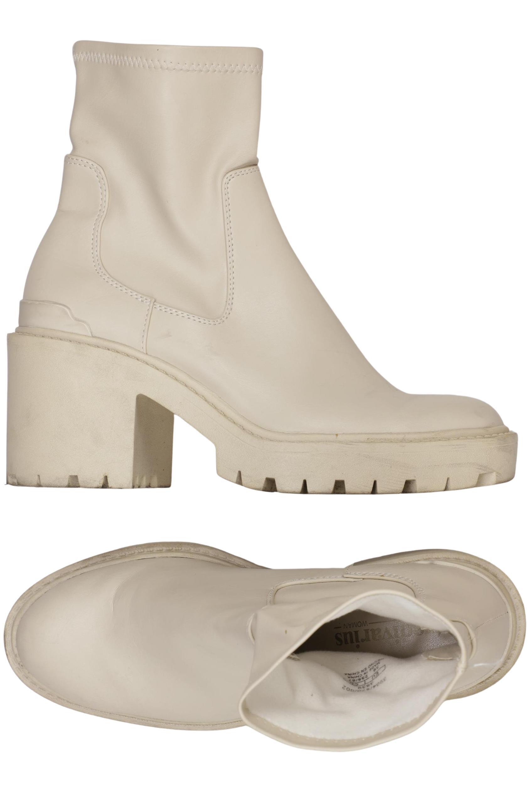 

Stradivarius Damen Stiefelette, cremeweiß, Gr. 39