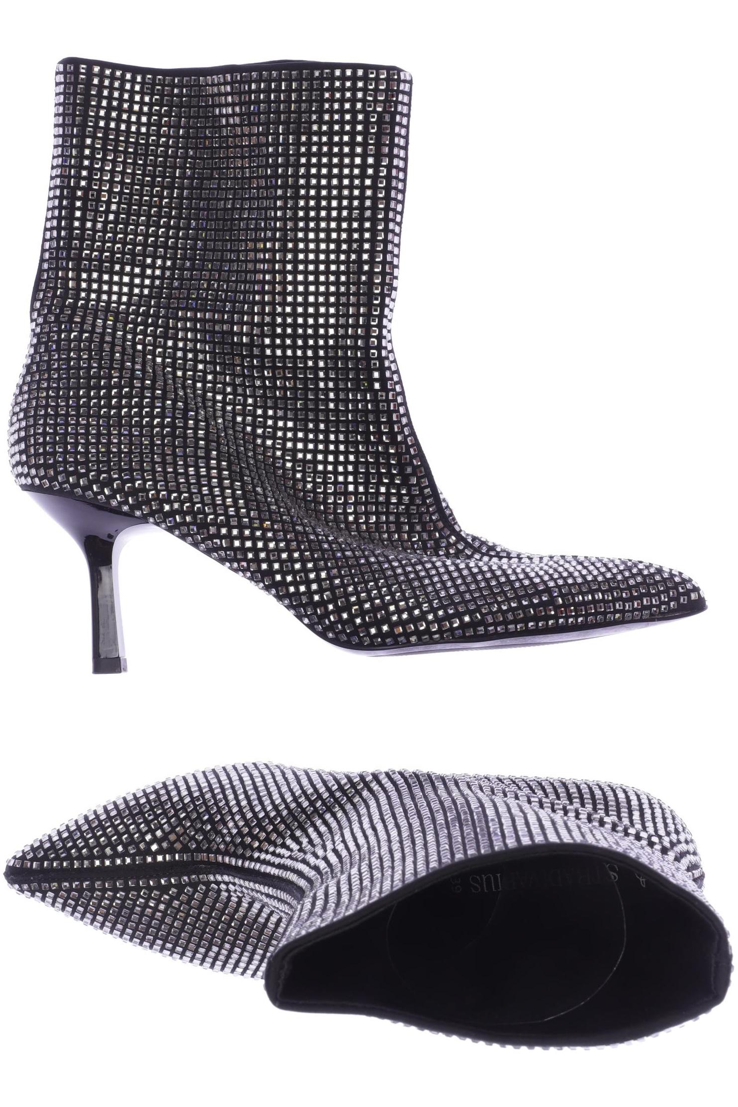 

Stradivarius Damen Stiefelette, silber, Gr. 39