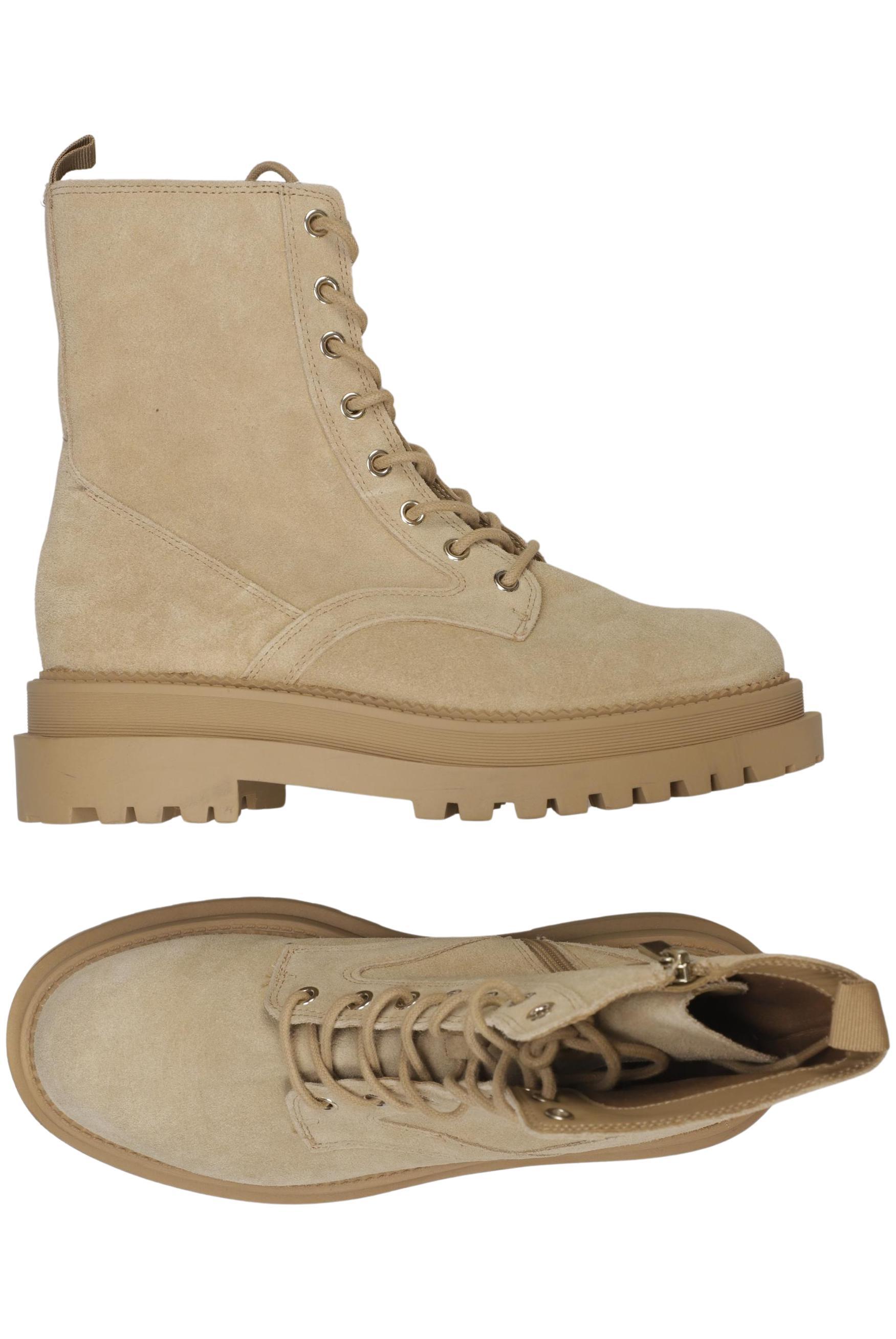 

Stradivarius Damen Stiefelette, beige, Gr. 38