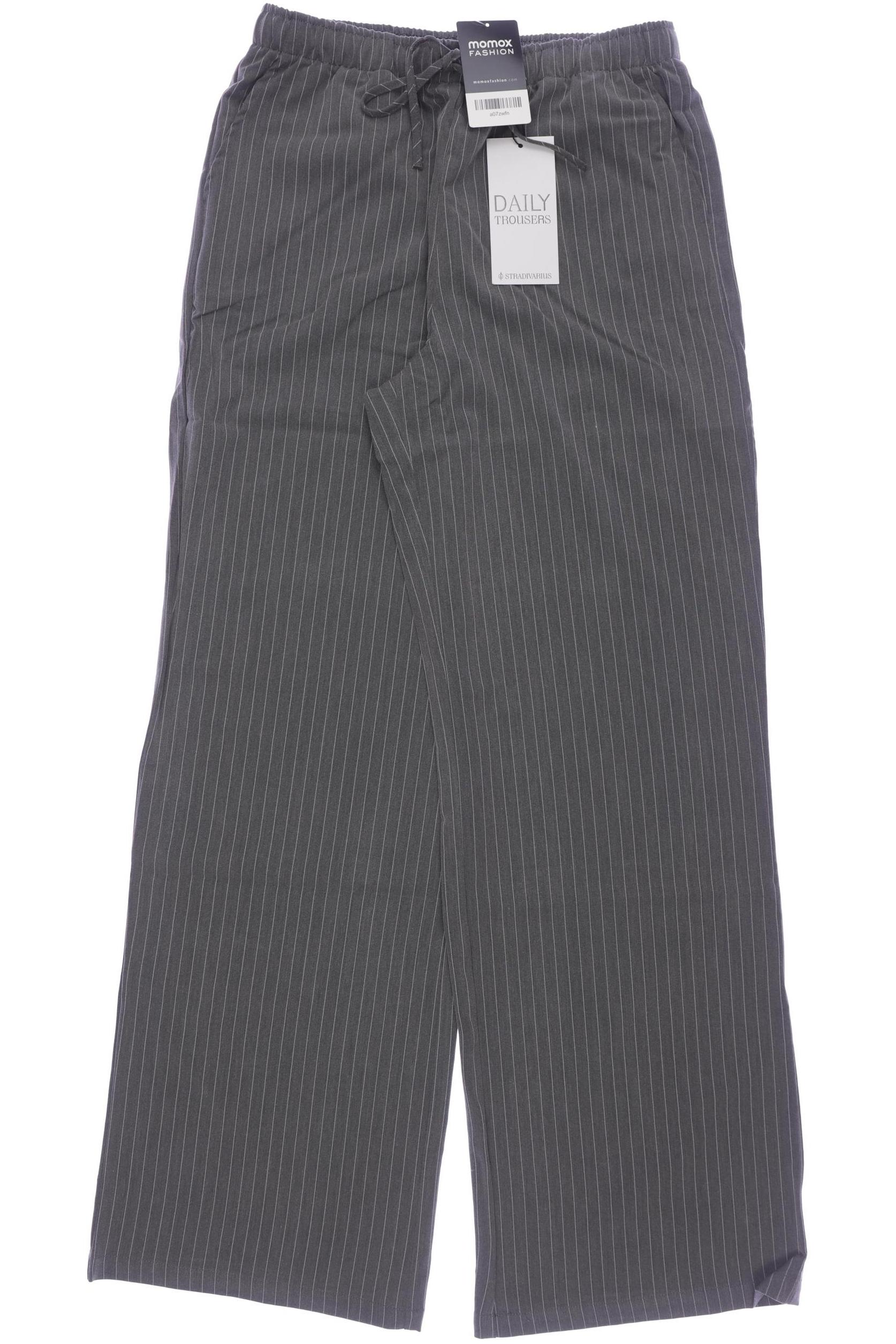 

Stradivarius Damen Stoffhose, grau, Gr. 0