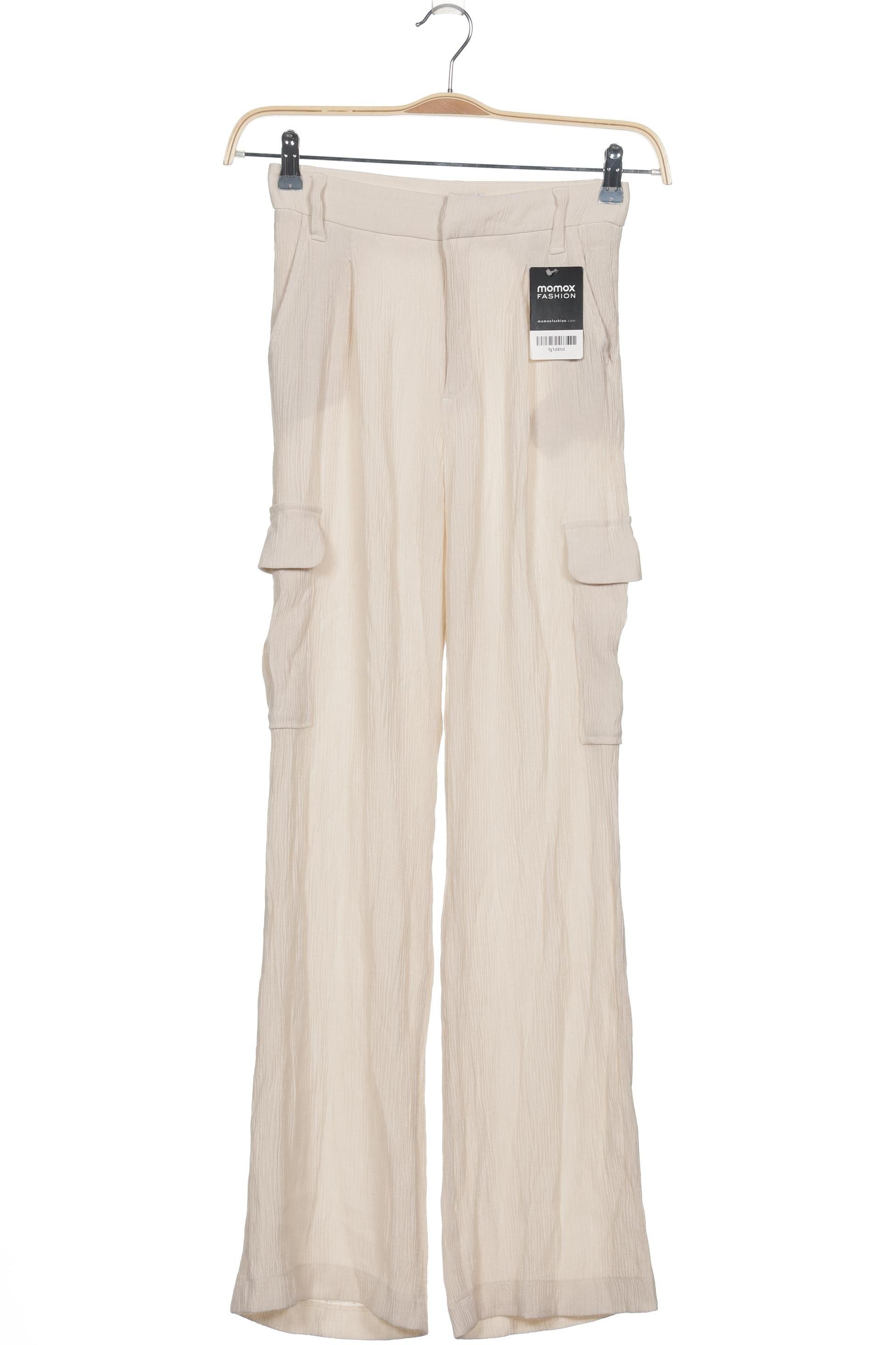 

Stradivarius Damen Stoffhose, cremeweiß, Gr. 32