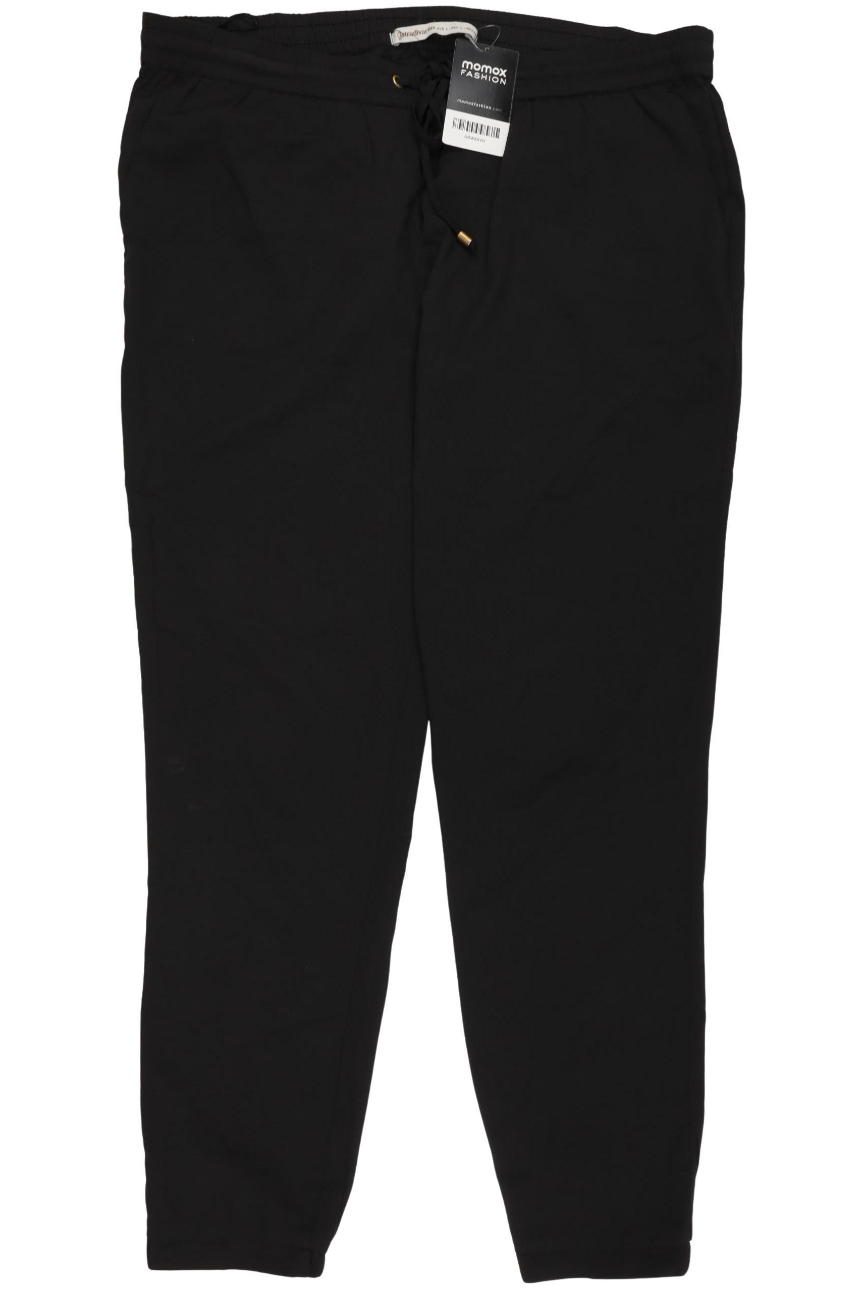 

Stradivarius Damen Stoffhose, schwarz, Gr. 0