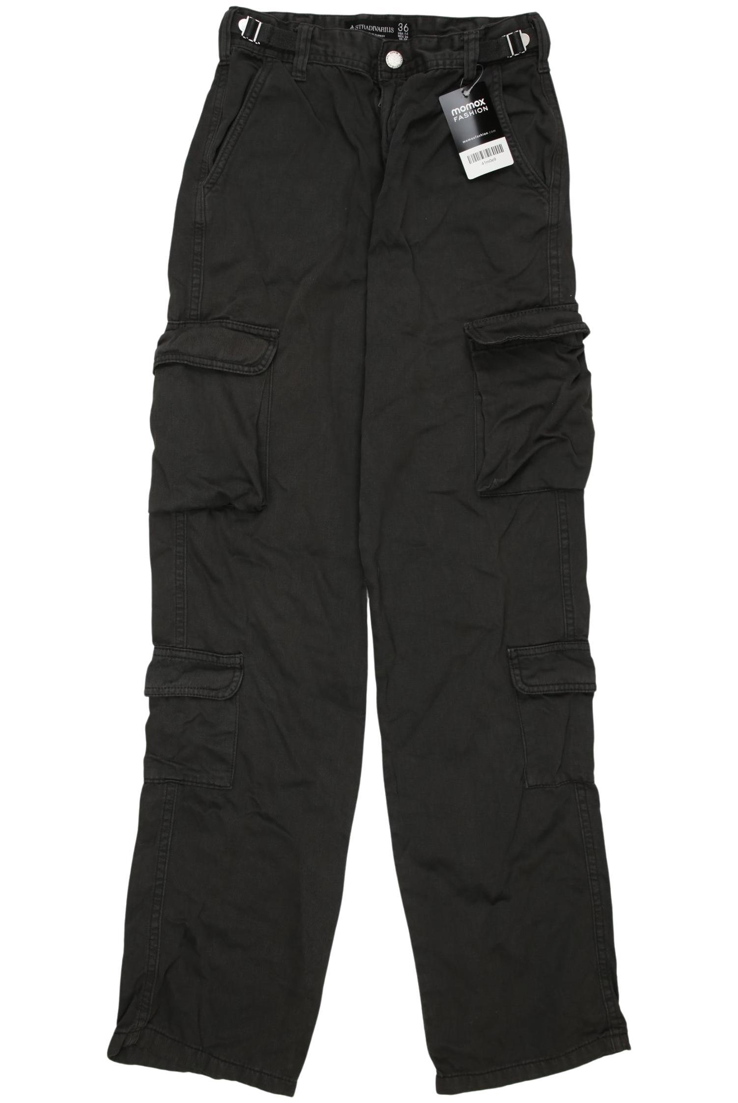

Stradivarius Damen Stoffhose, grau, Gr. 36