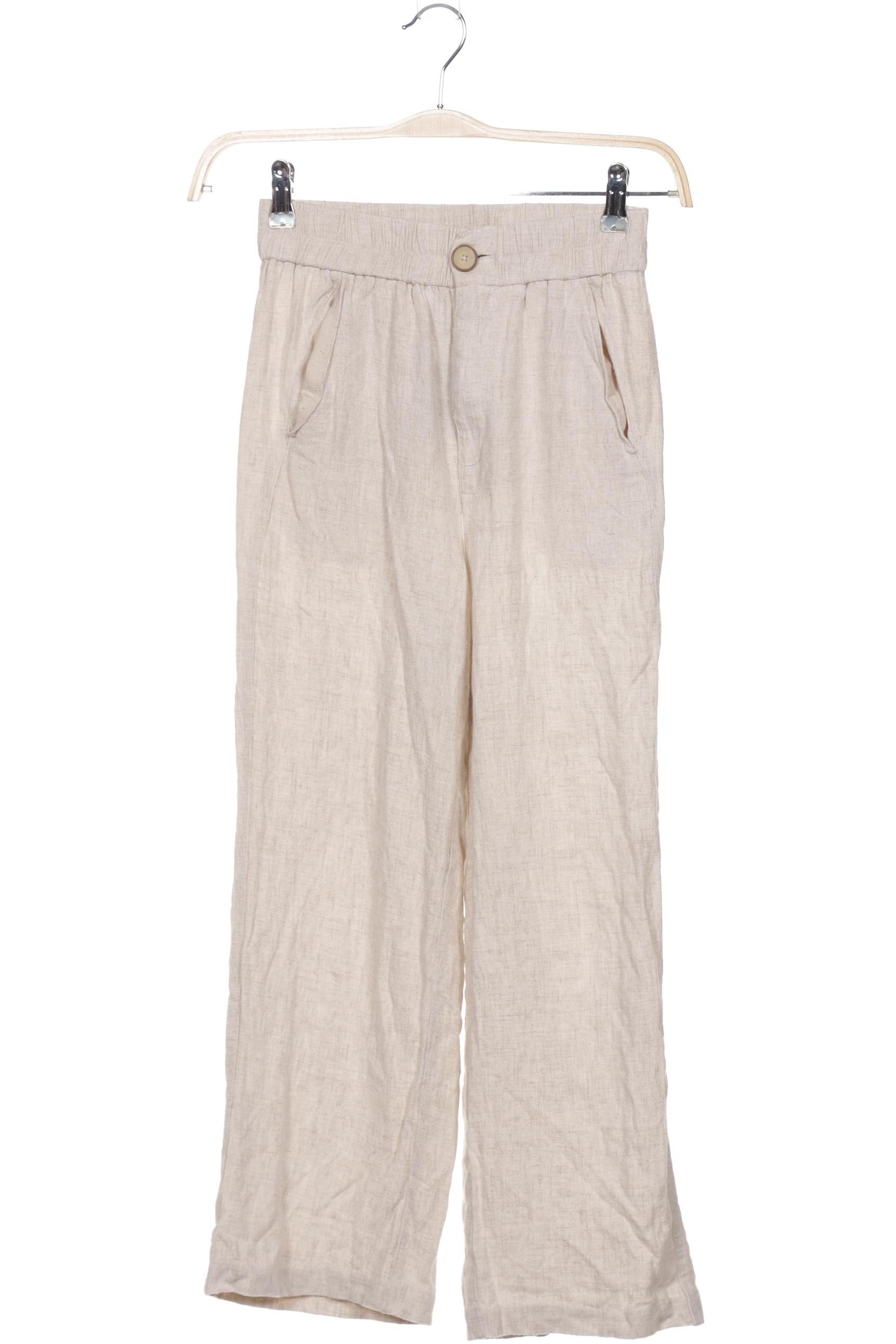 

Stradivarius Damen Stoffhose, cremeweiß, Gr. 0