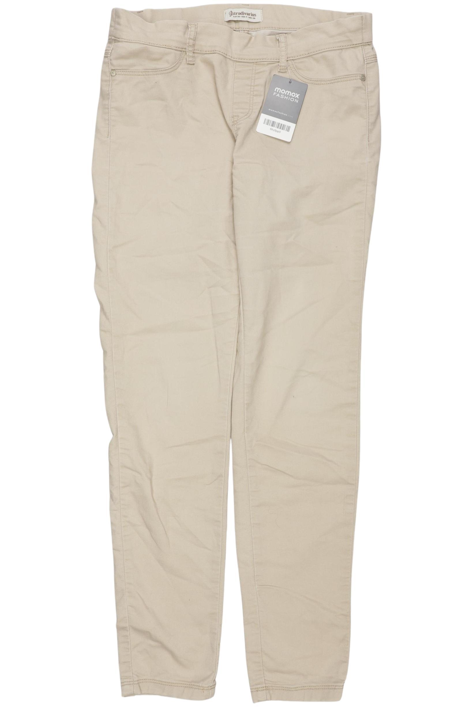 

Stradivarius Damen Stoffhose, beige, Gr. 36