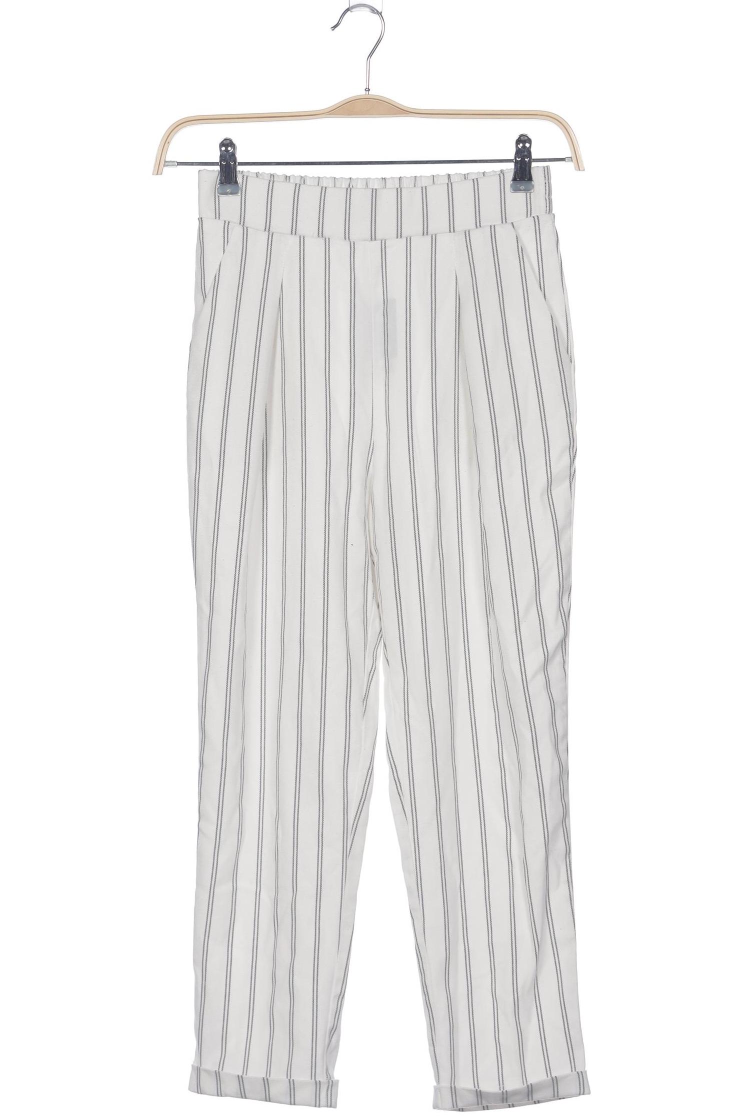 

Stradivarius Damen Stoffhose, weiß, Gr. 0