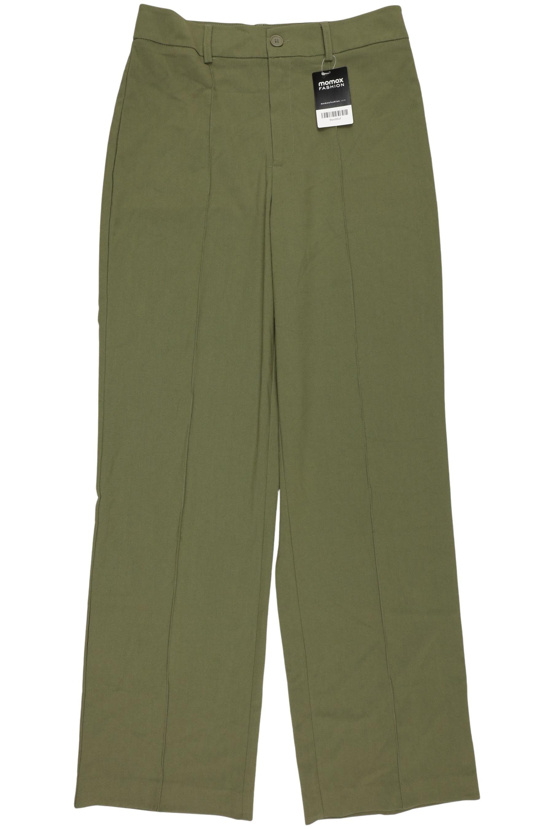 Thumbnail - Stradivarius Damen Stoffhose, grün, Gr. 40