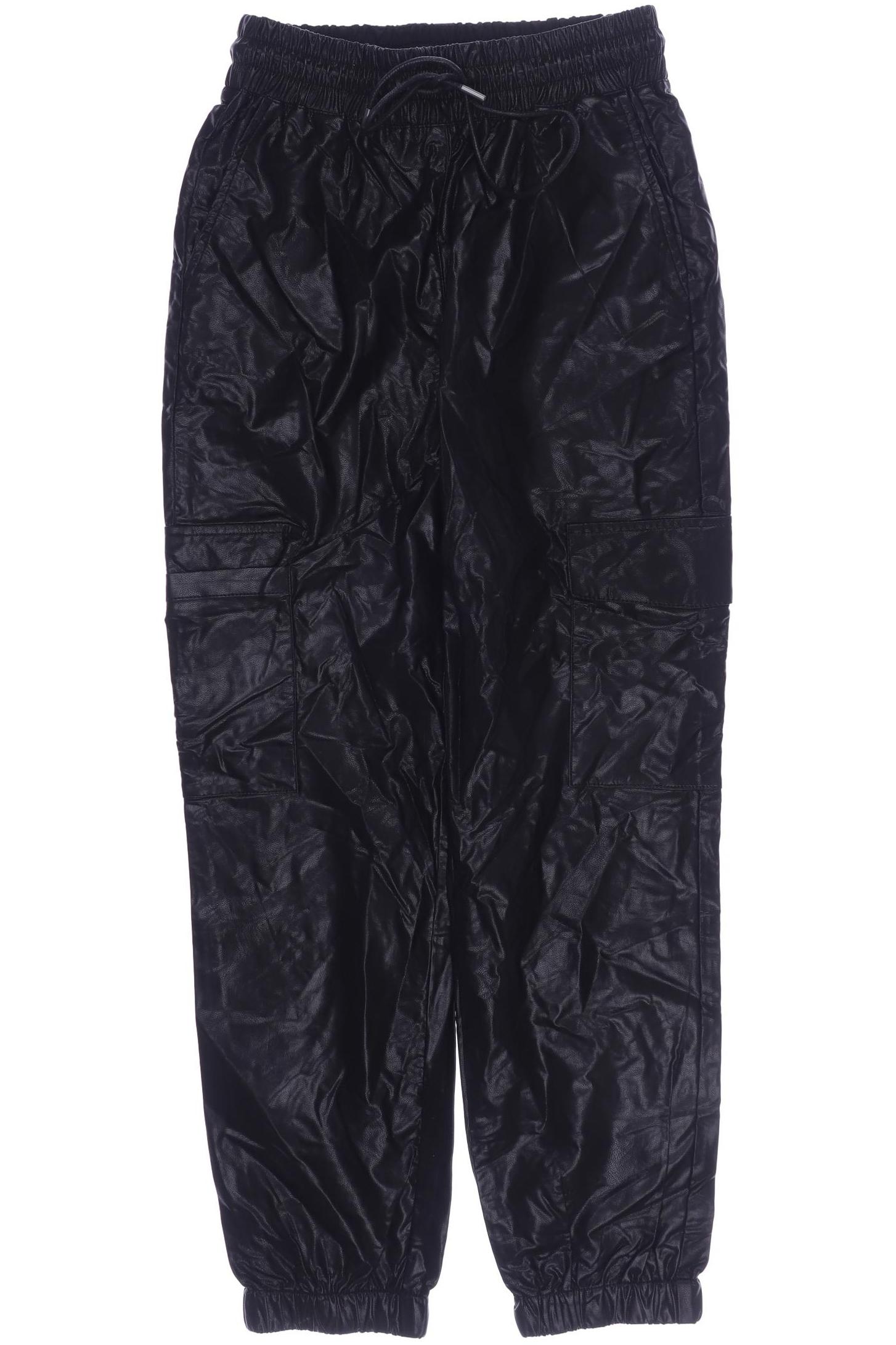 

Stradivarius Damen Stoffhose, schwarz, Gr. 0