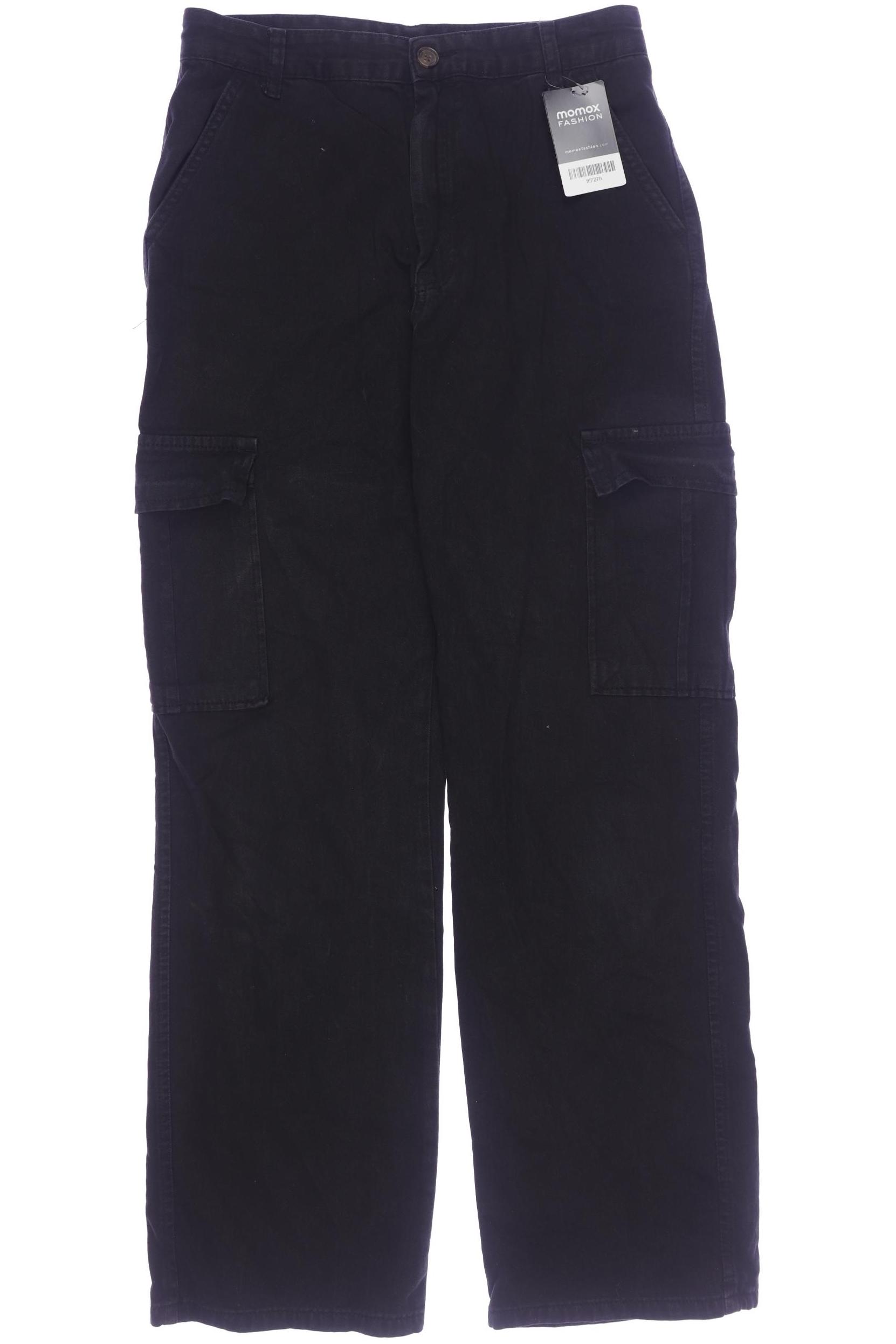 

Stradivarius Damen Stoffhose, schwarz, Gr. 42