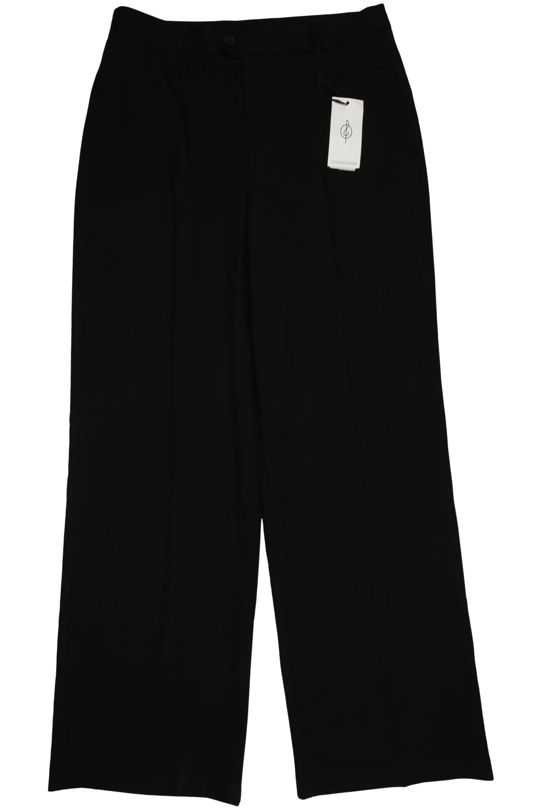 

Stradivarius Damen Stoffhose, schwarz, Gr. 40
