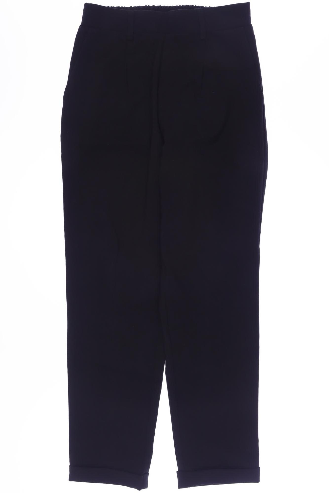

Stradivarius Damen Stoffhose, schwarz, Gr. 0
