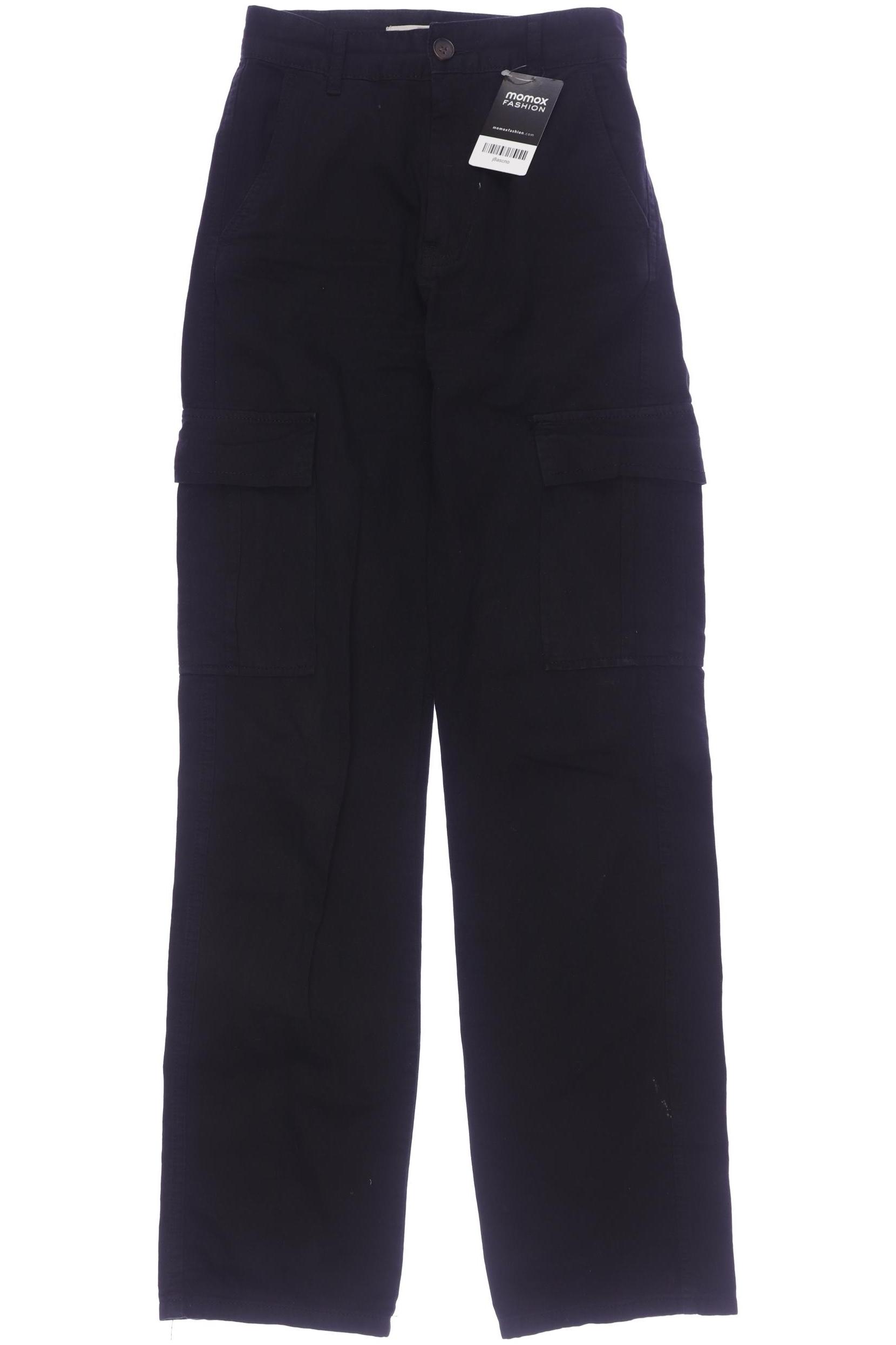 

Stradivarius Damen Stoffhose, schwarz, Gr. 32