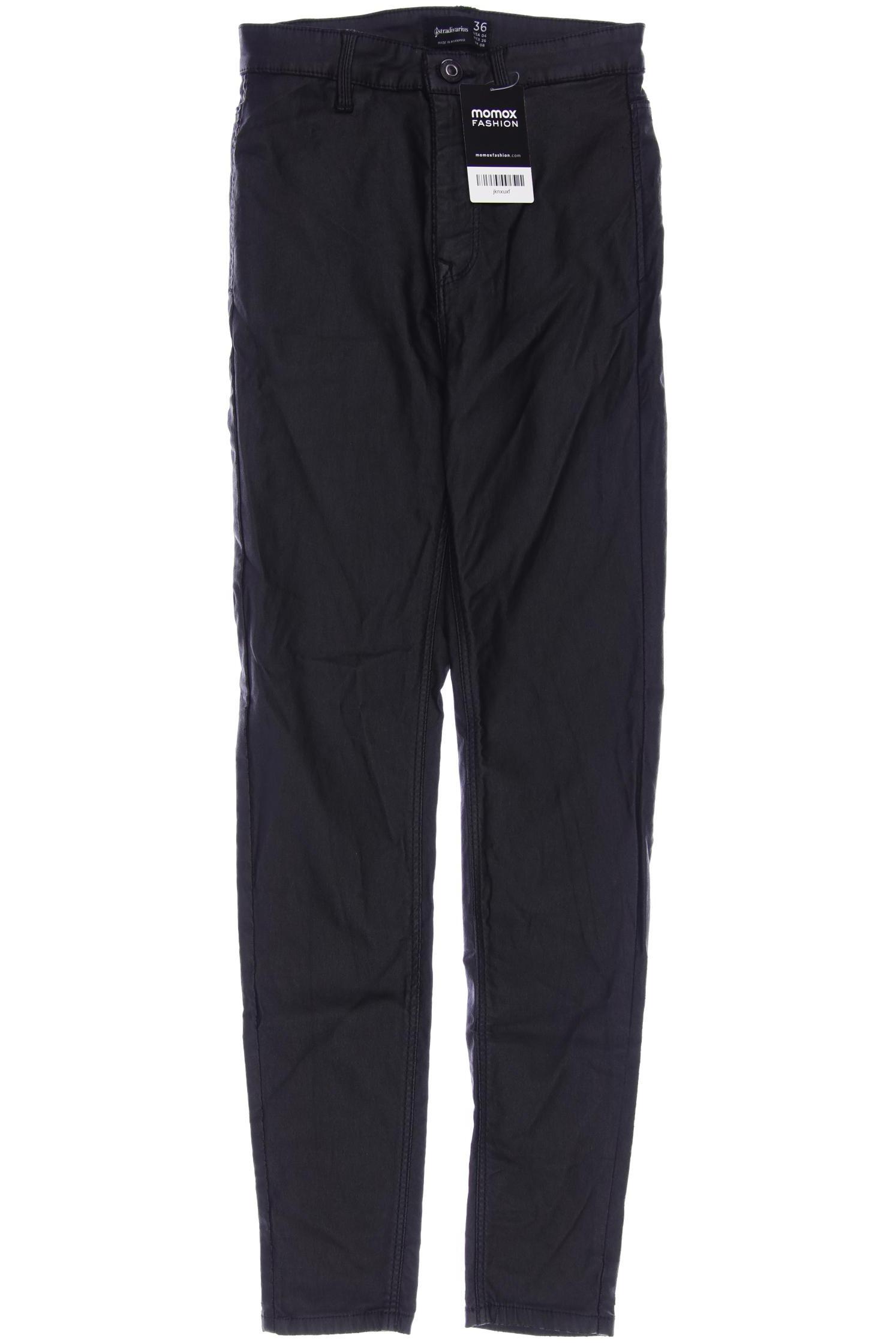 

Stradivarius Damen Stoffhose, schwarz