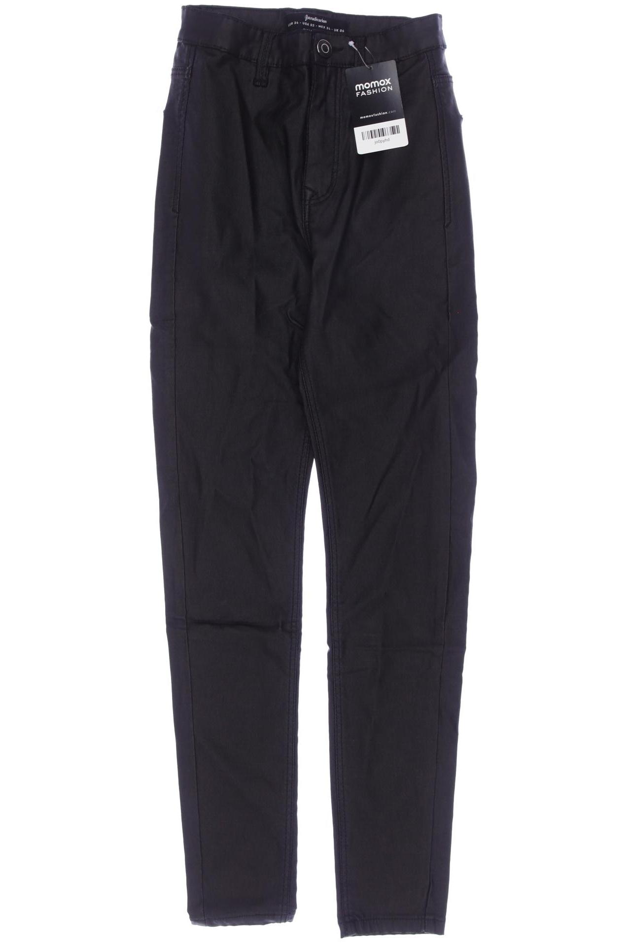 

Stradivarius Damen Stoffhose, schwarz, Gr. 34