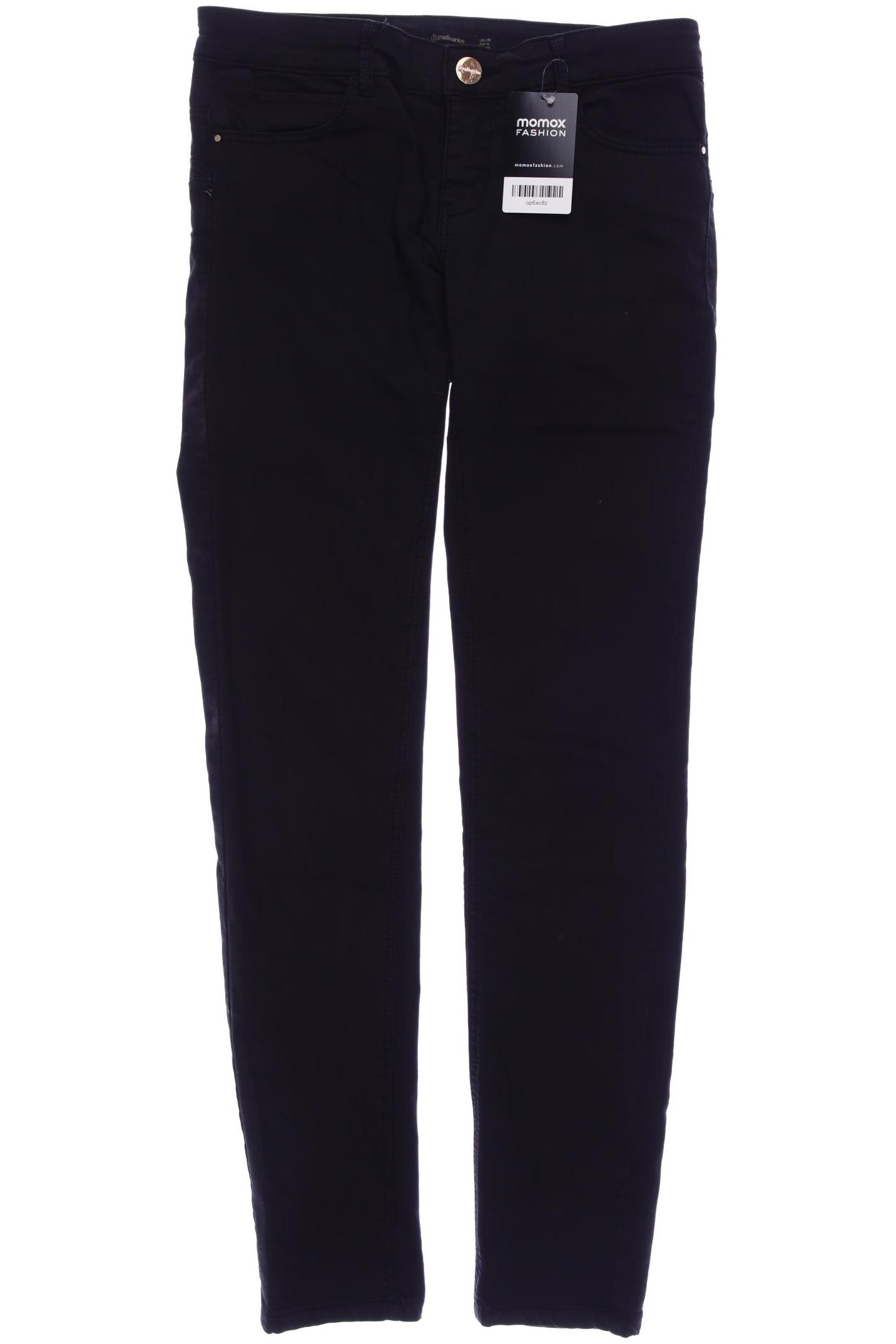 

Stradivarius Damen Stoffhose, schwarz, Gr. 38
