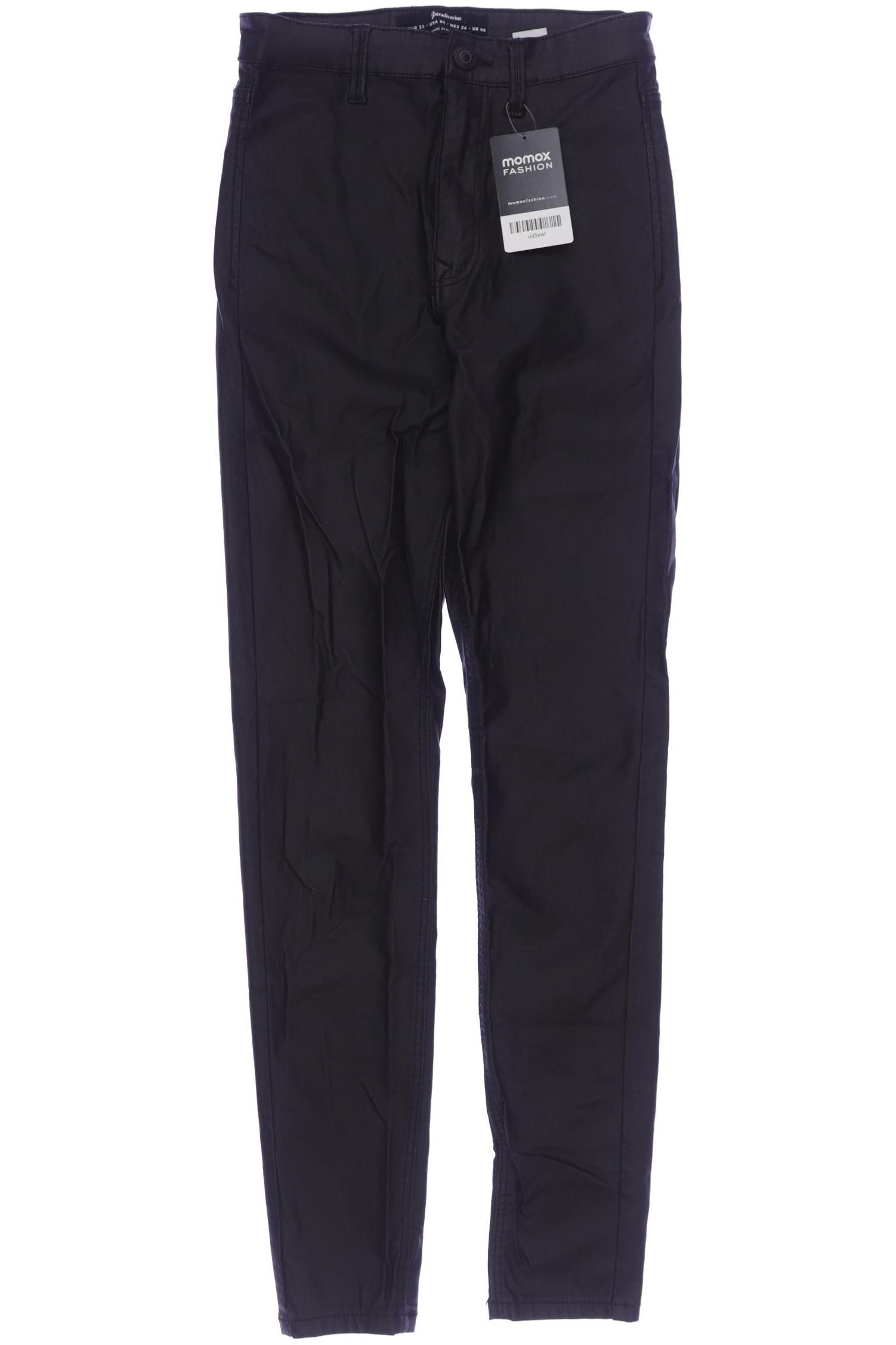 

Stradivarius Damen Stoffhose, schwarz, Gr. 36
