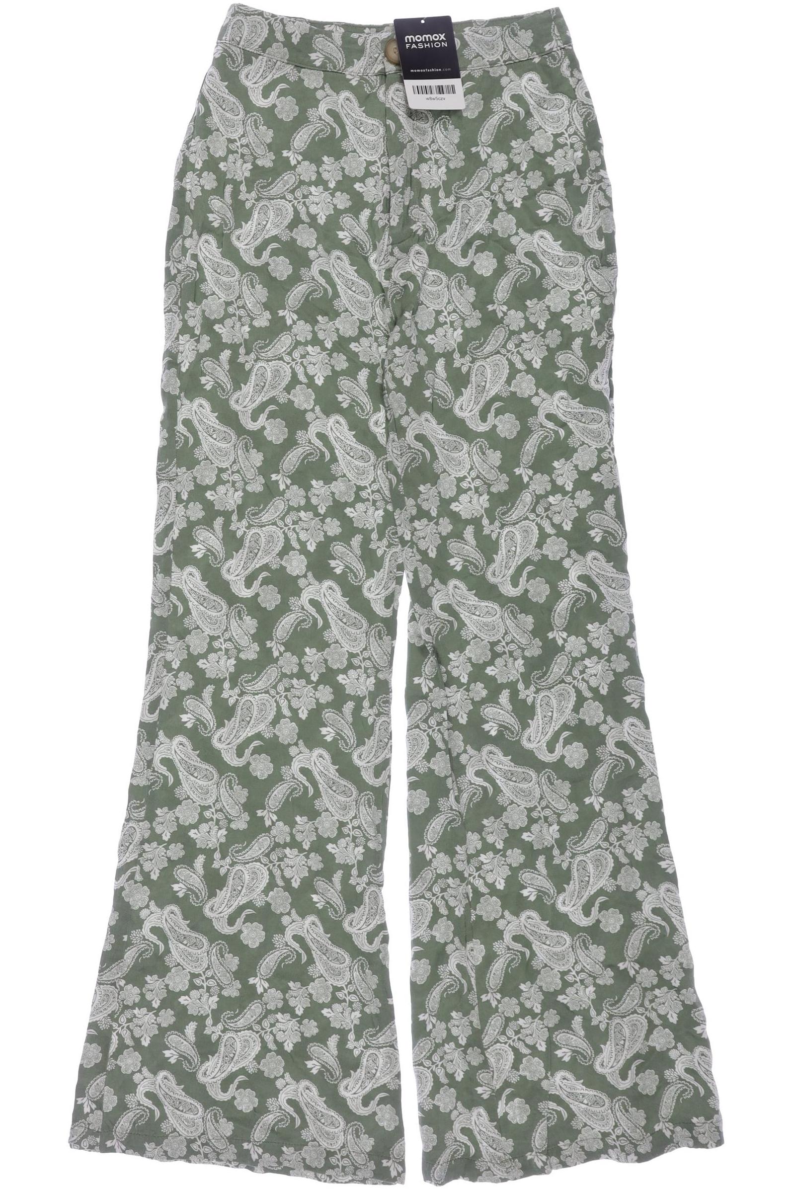 

Stradivarius Damen Stoffhose, grün, Gr. 34