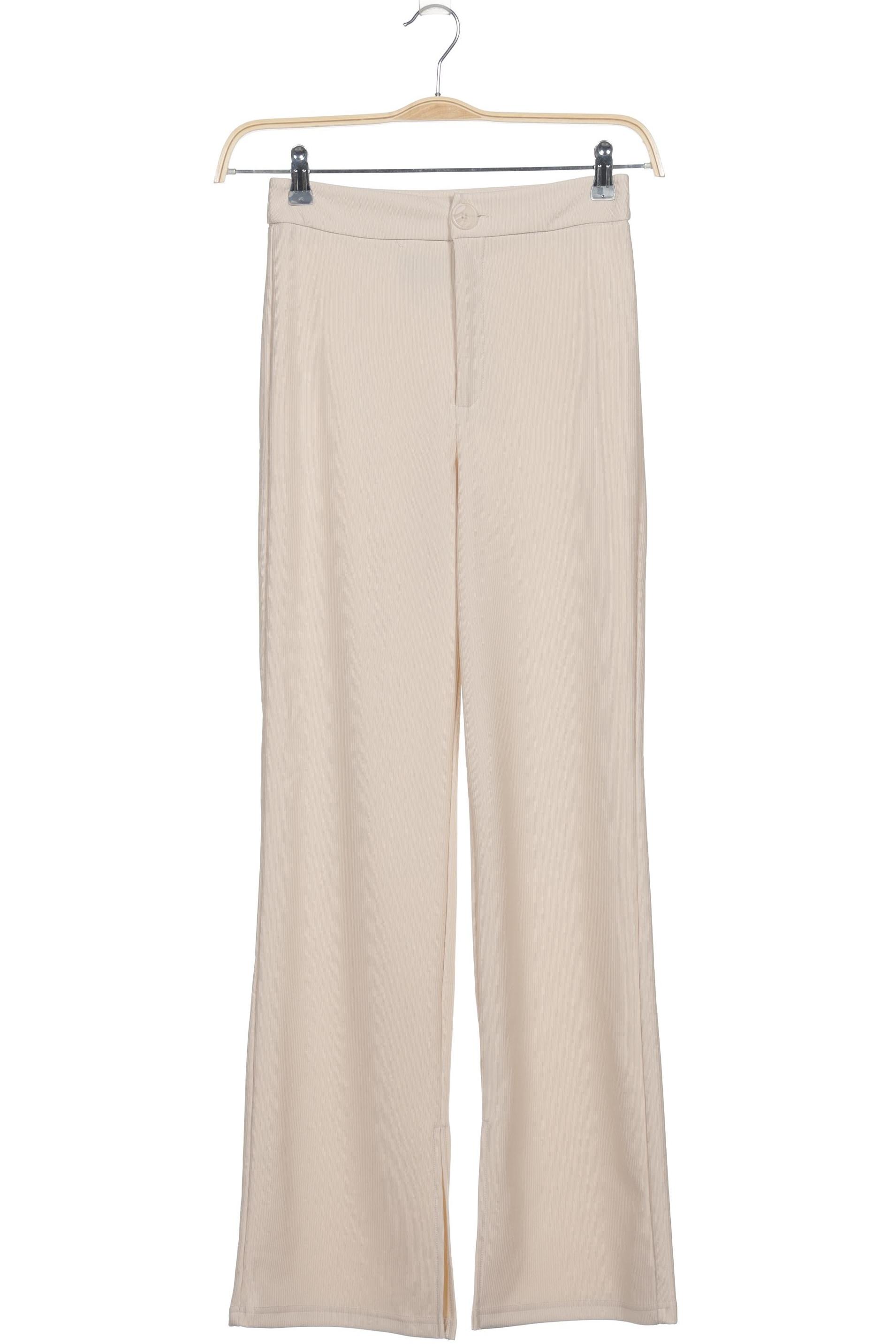 

Stradivarius Damen Stoffhose, cremeweiß, Gr. 36