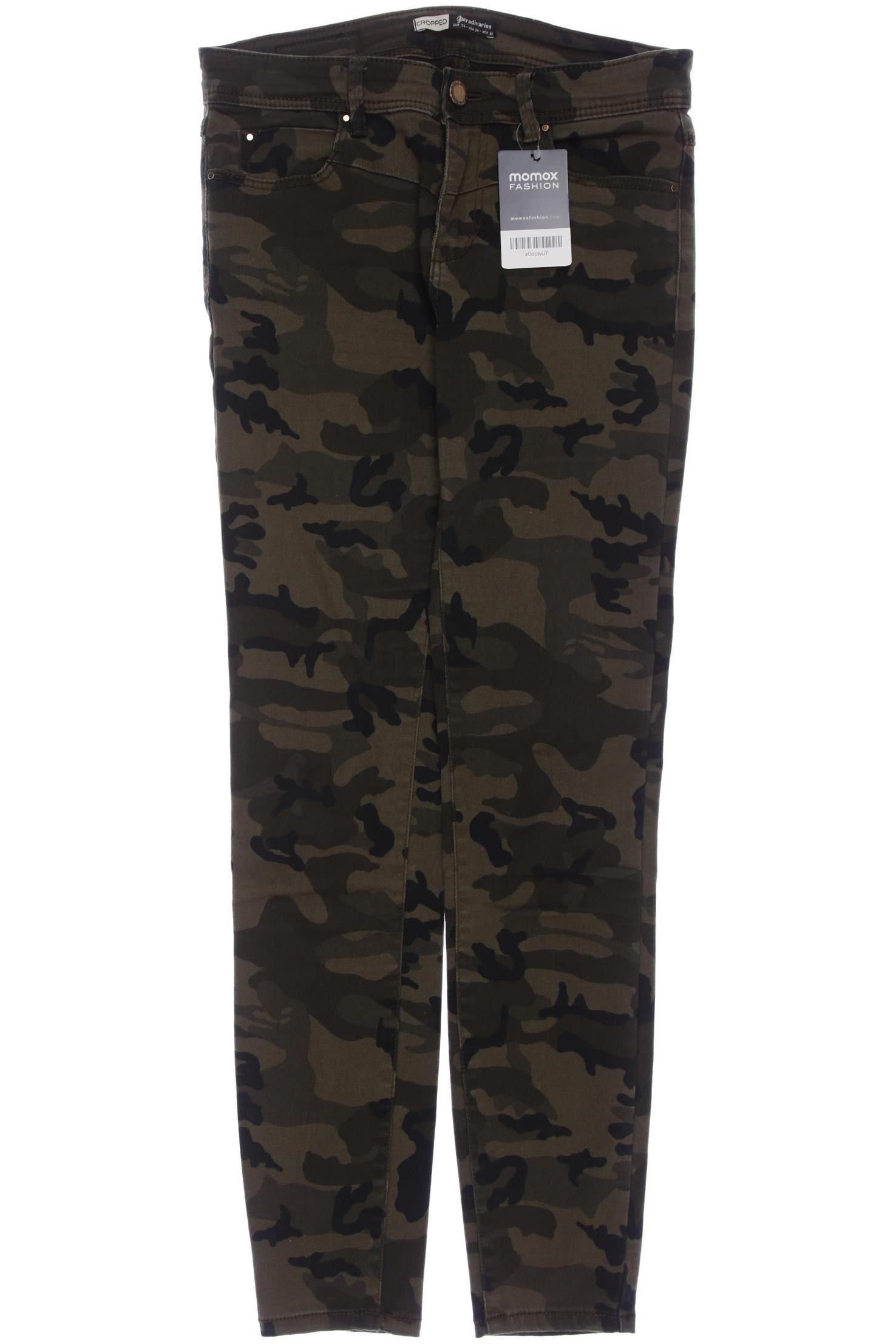 

Stradivarius Damen Stoffhose, grün, Gr. 36