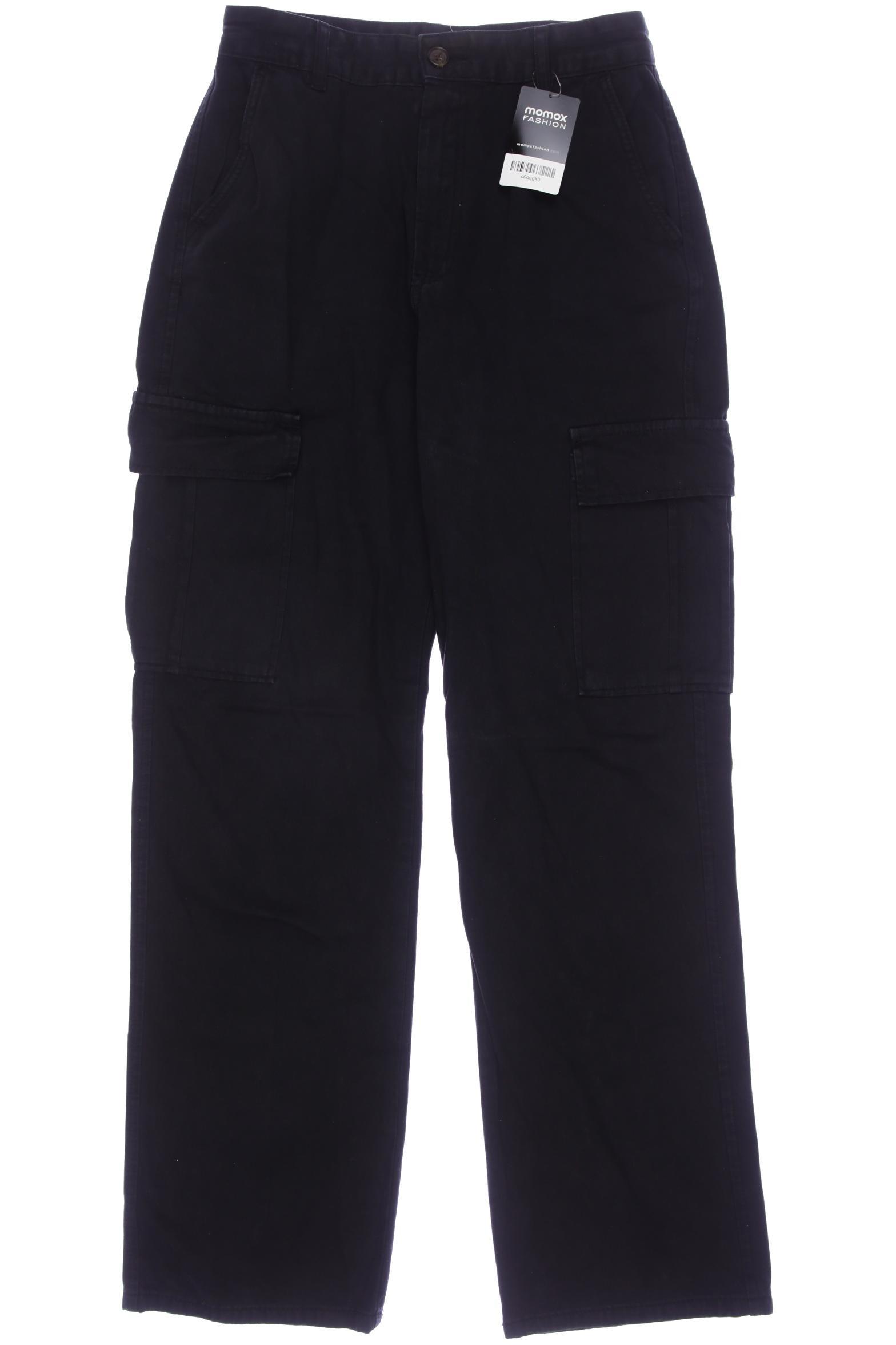 

Stradivarius Damen Stoffhose, schwarz, Gr. 38