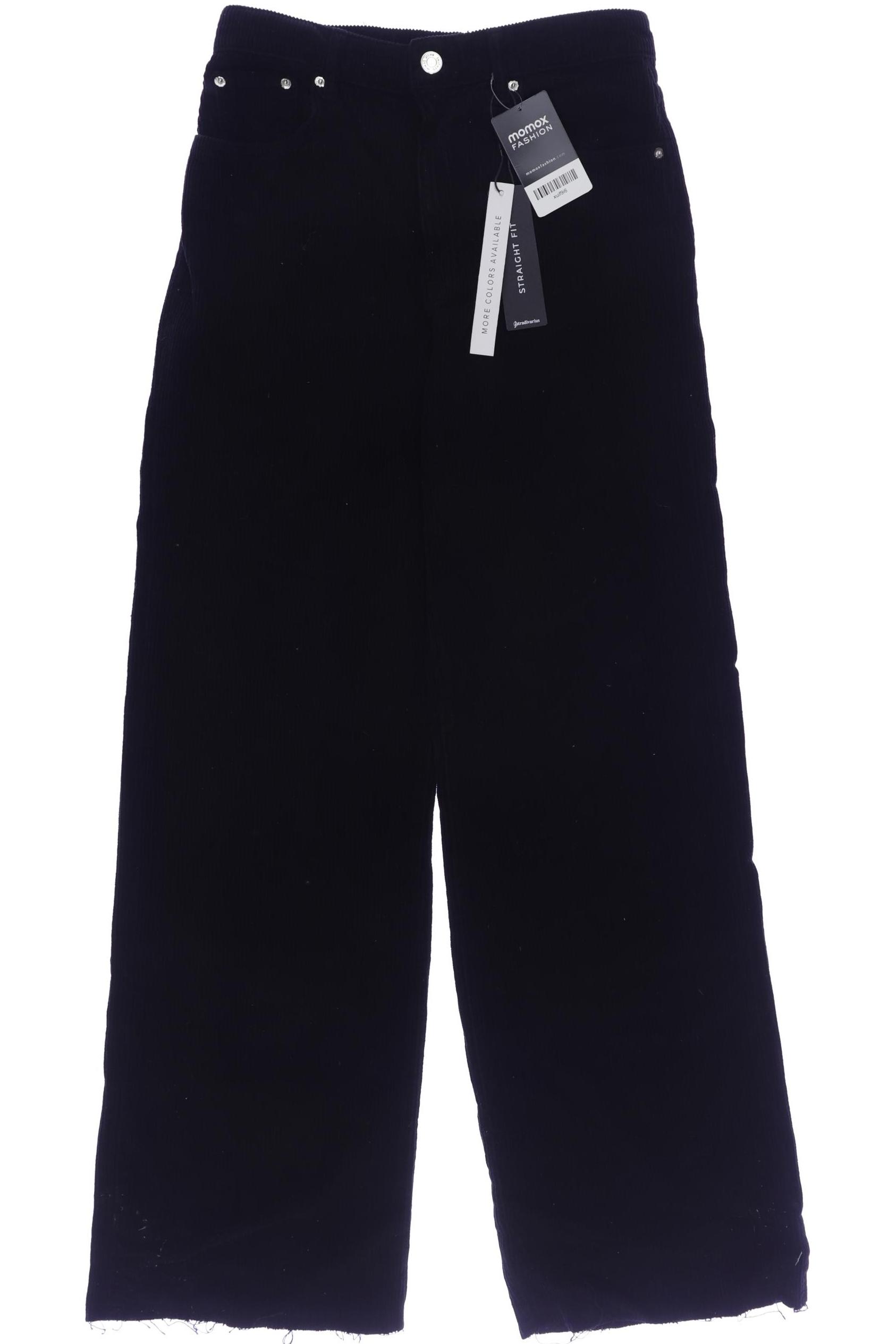 

Stradivarius Damen Stoffhose, schwarz, Gr. 38