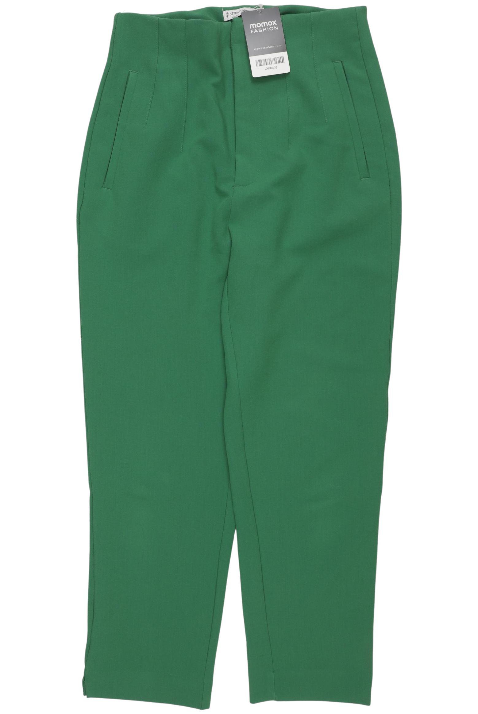 

Stradivarius Damen Stoffhose, grün, Gr. 36