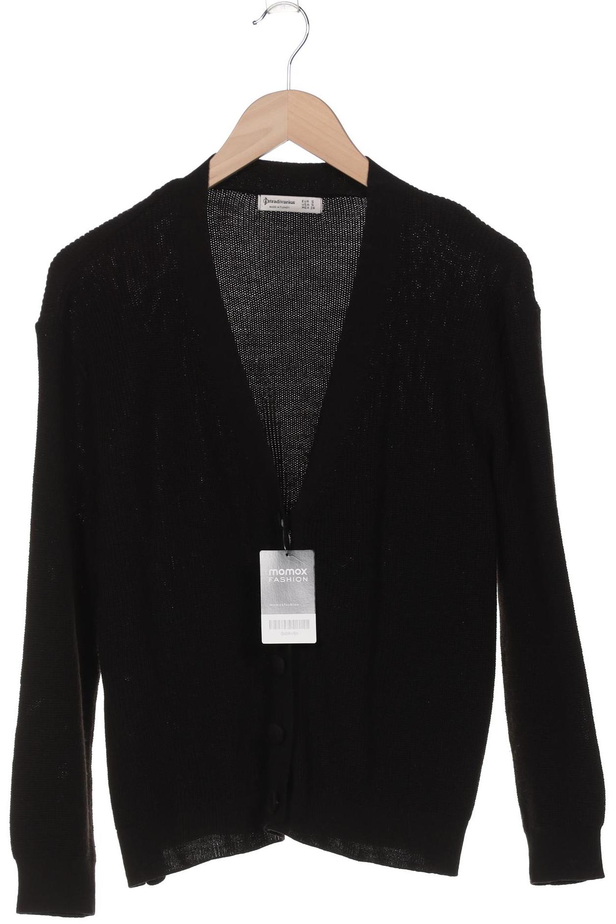 

Stradivarius Damen Strickjacke, schwarz, Gr. 36