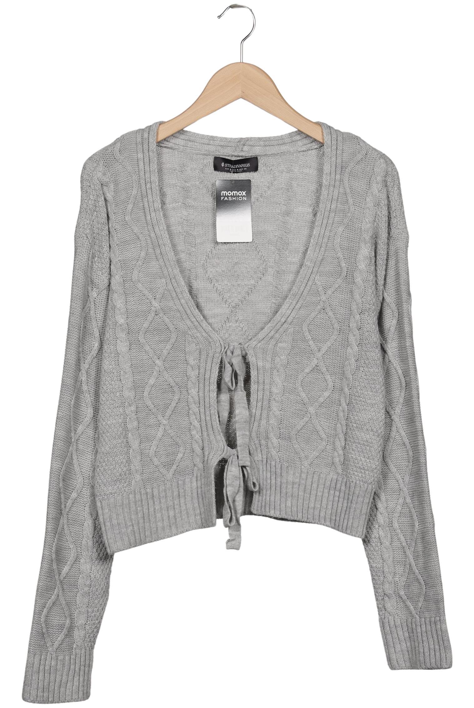 

Stradivarius Damen Strickjacke, grau, Gr. 38