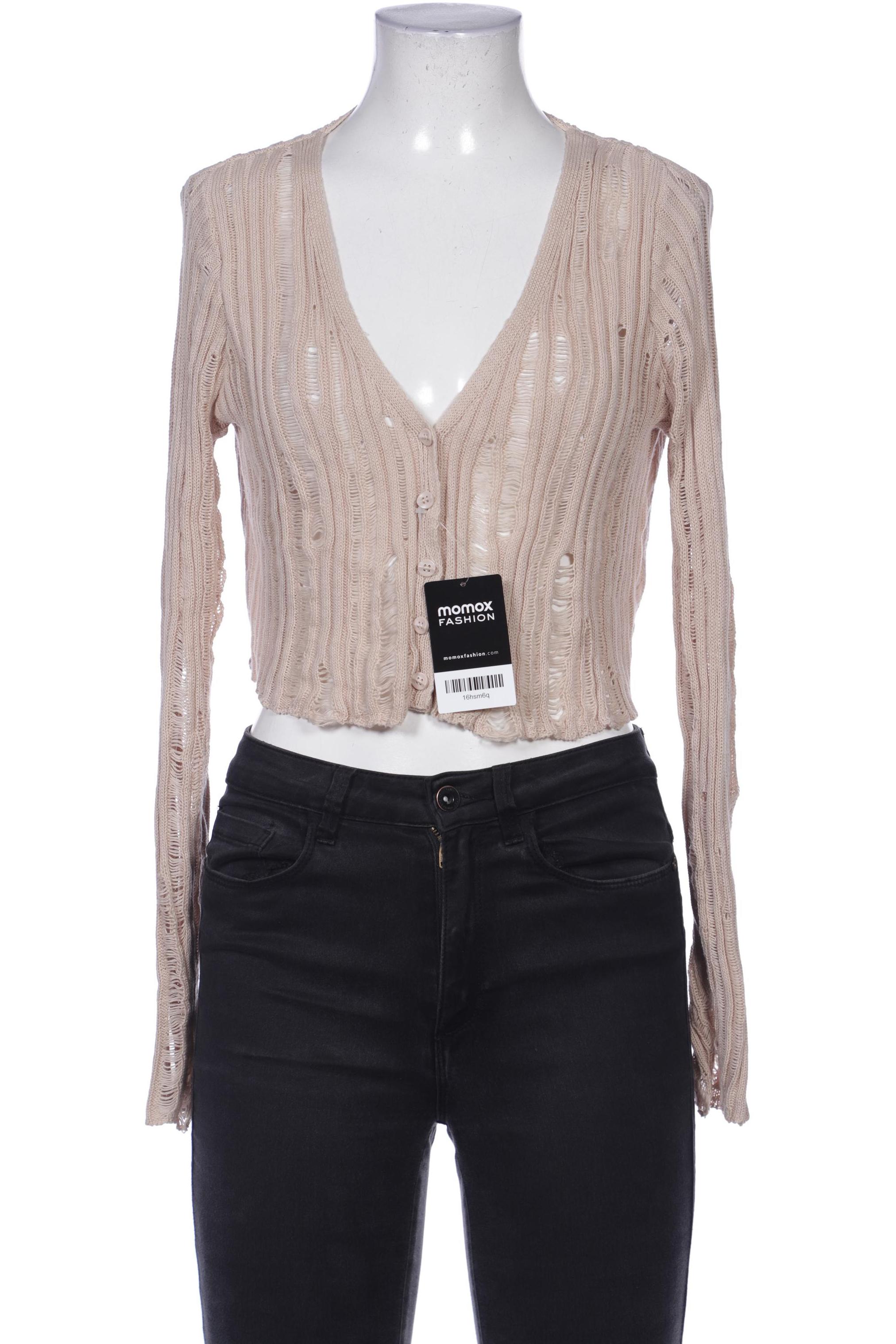 

Stradivarius Damen Strickjacke, beige, Gr. 36