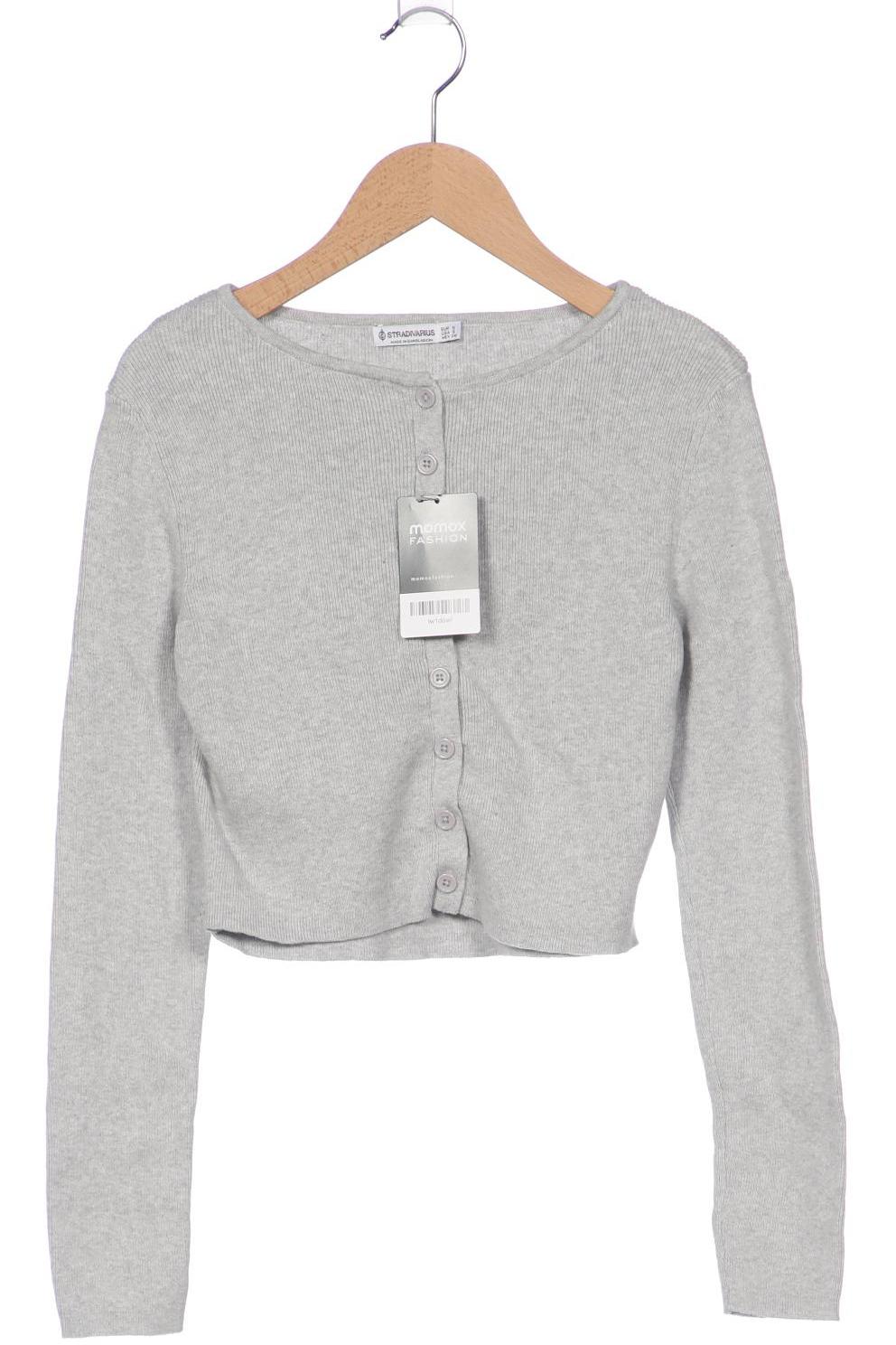 

Stradivarius Damen Strickjacke, grau, Gr. 36